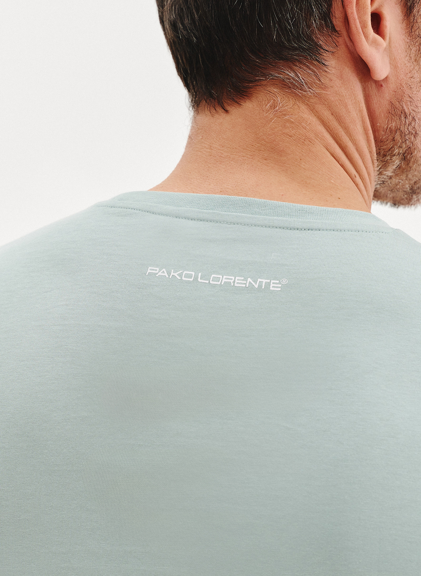 Bawełniany zielony t-shirt - Pako Lorente