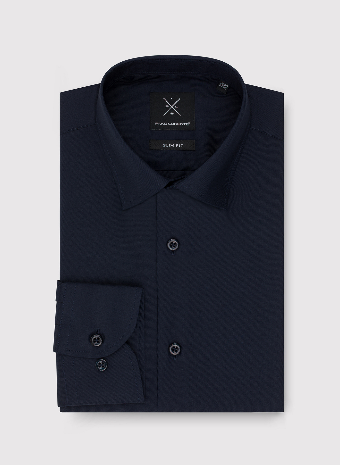 Granatowa koszula bawełniana - Pako Lorente