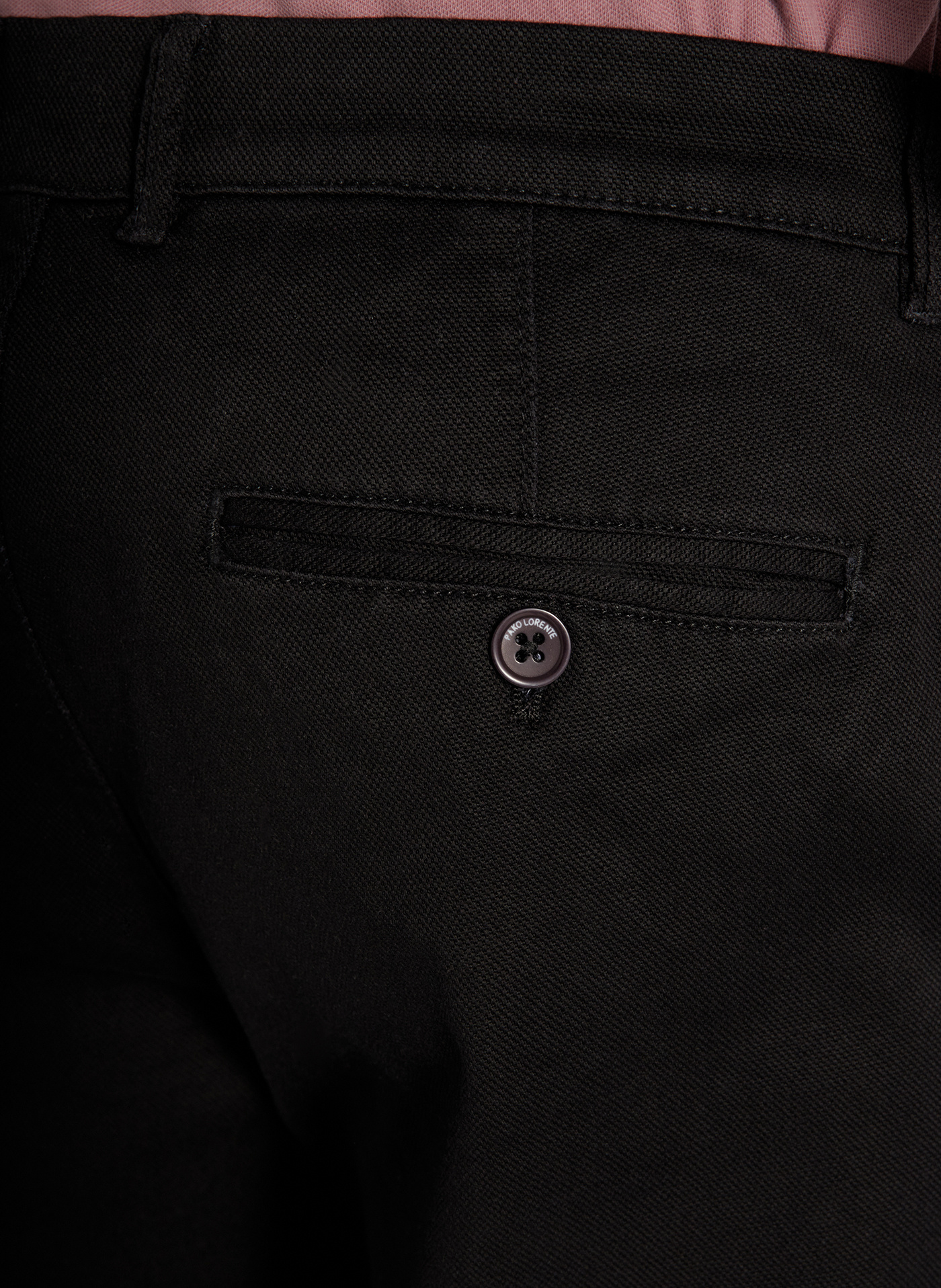 PAKO LORENTE - Czarne spodnie męskie - Pako Lorente
