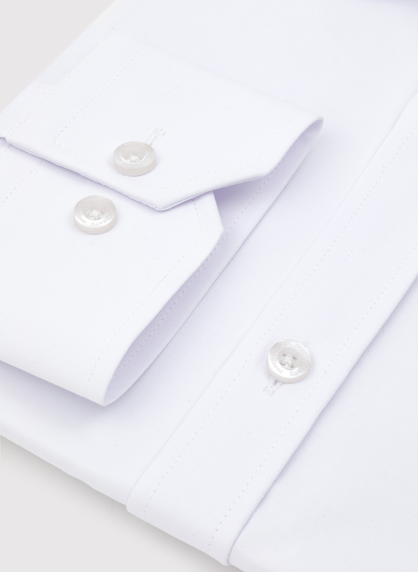 Biała gładka elegancka koszula męska - Pako Lorente