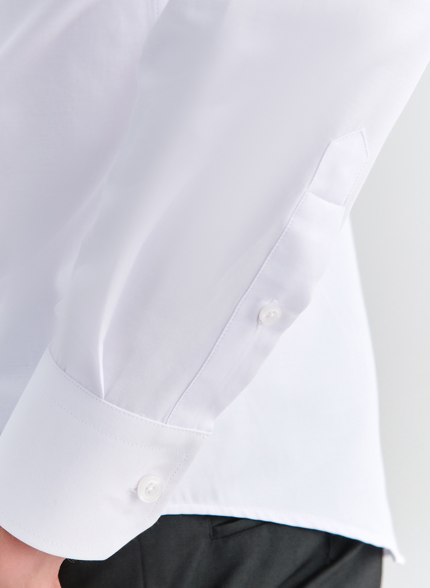 Biała gładka elegancka koszula męska - Pako Lorente