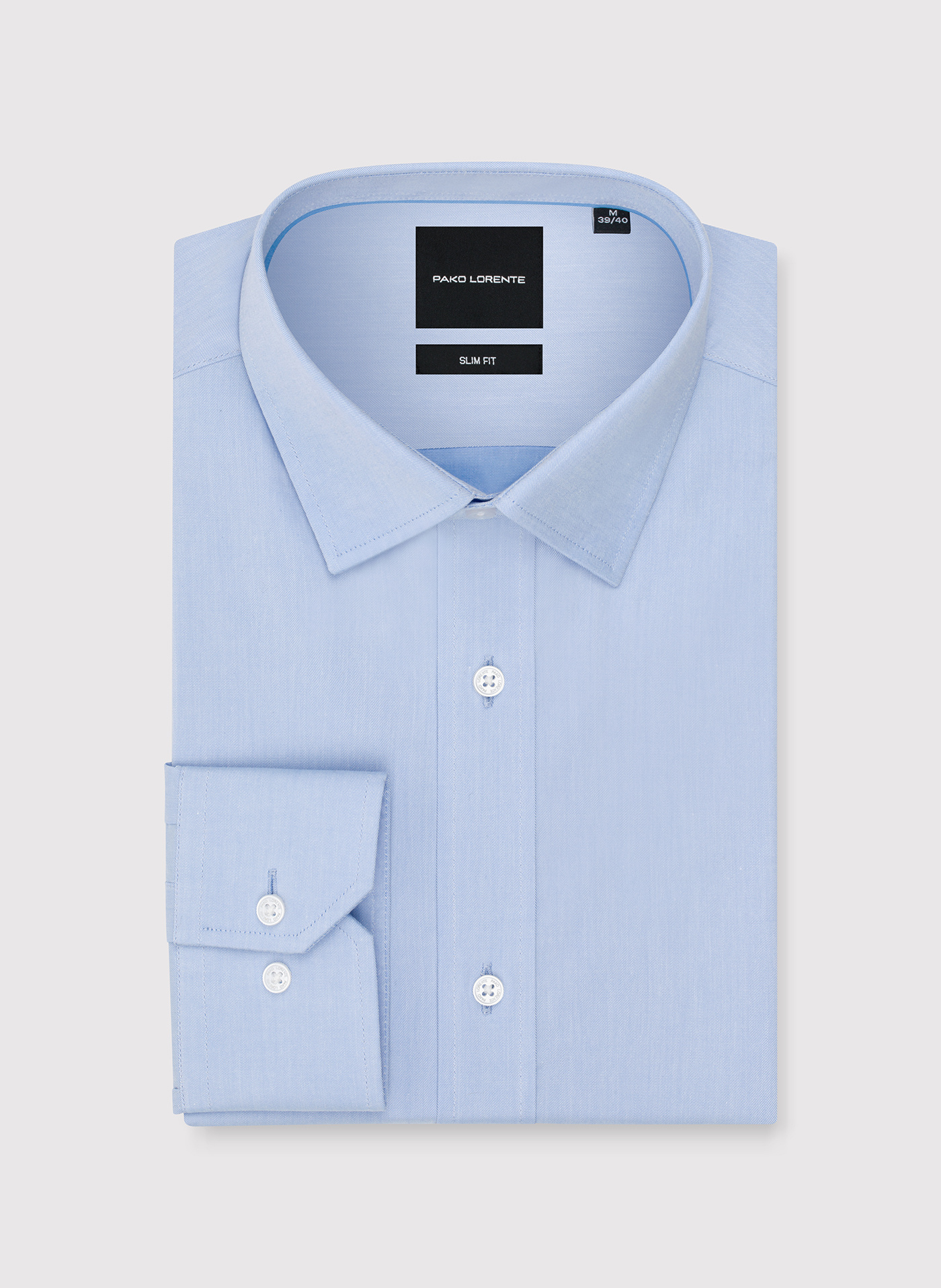 PAKO LORENTE - Niebieska koszula męska - Pako Lorente