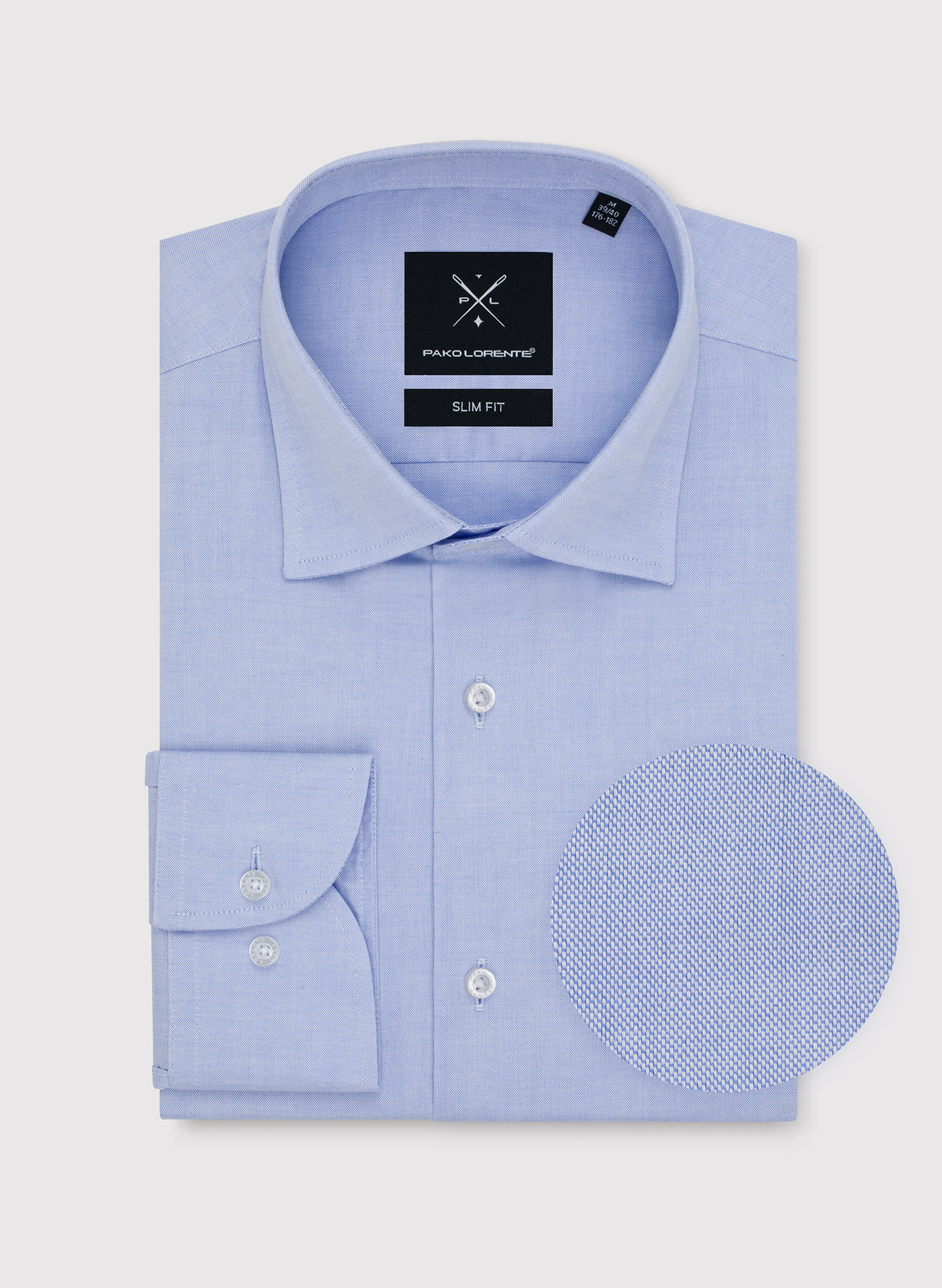 Niebieska koszula męska - Pako Lorente