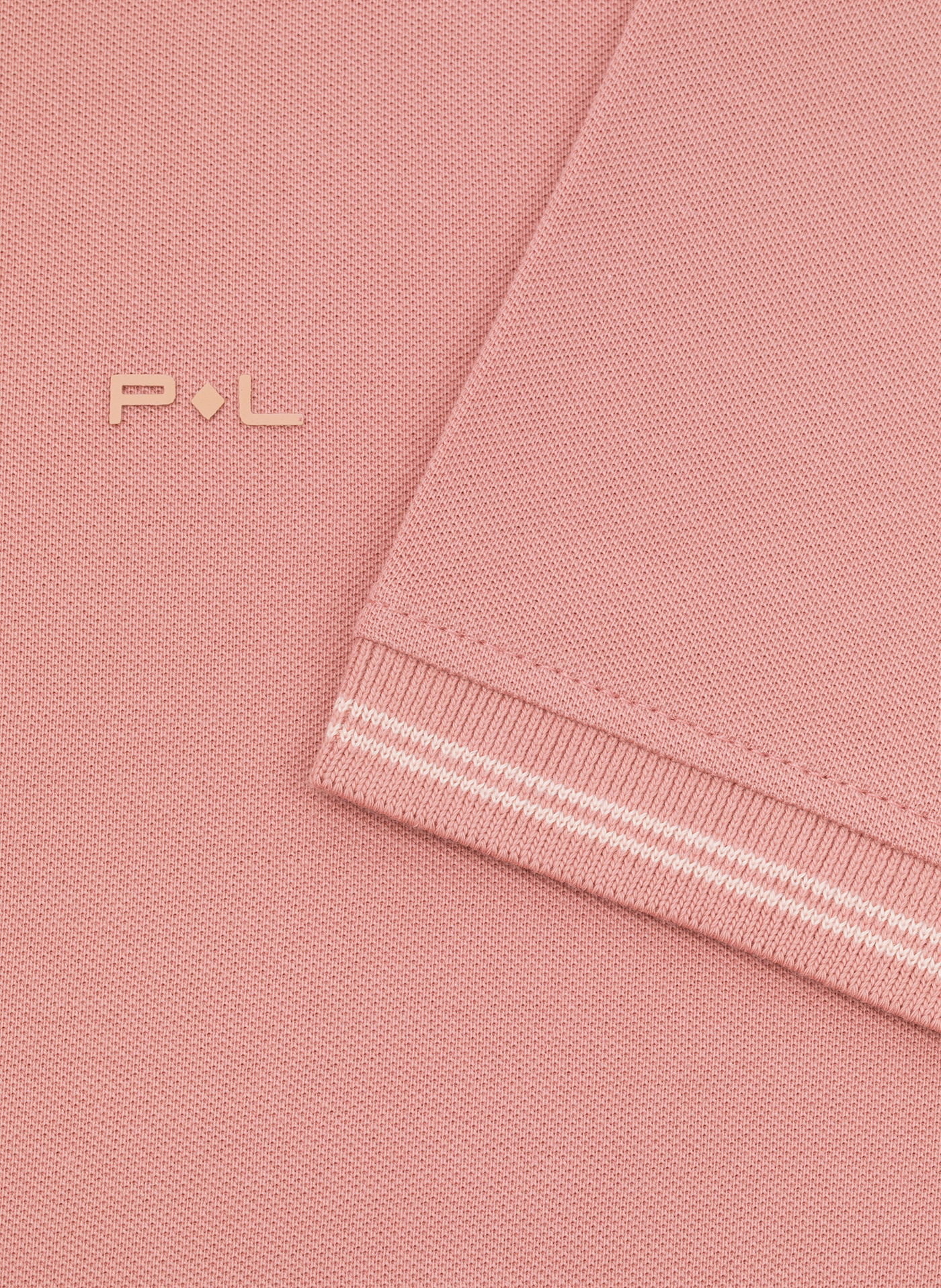 T-shirt polo w kolorze koralowym - Pako Lorente