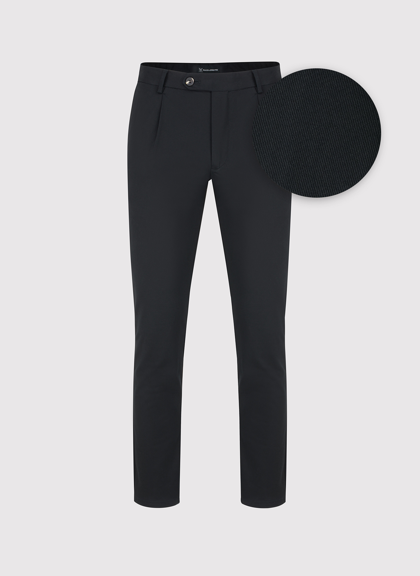 PAKO LORENTE - Czarne spodnie z zaszewkami - Pako Lorente