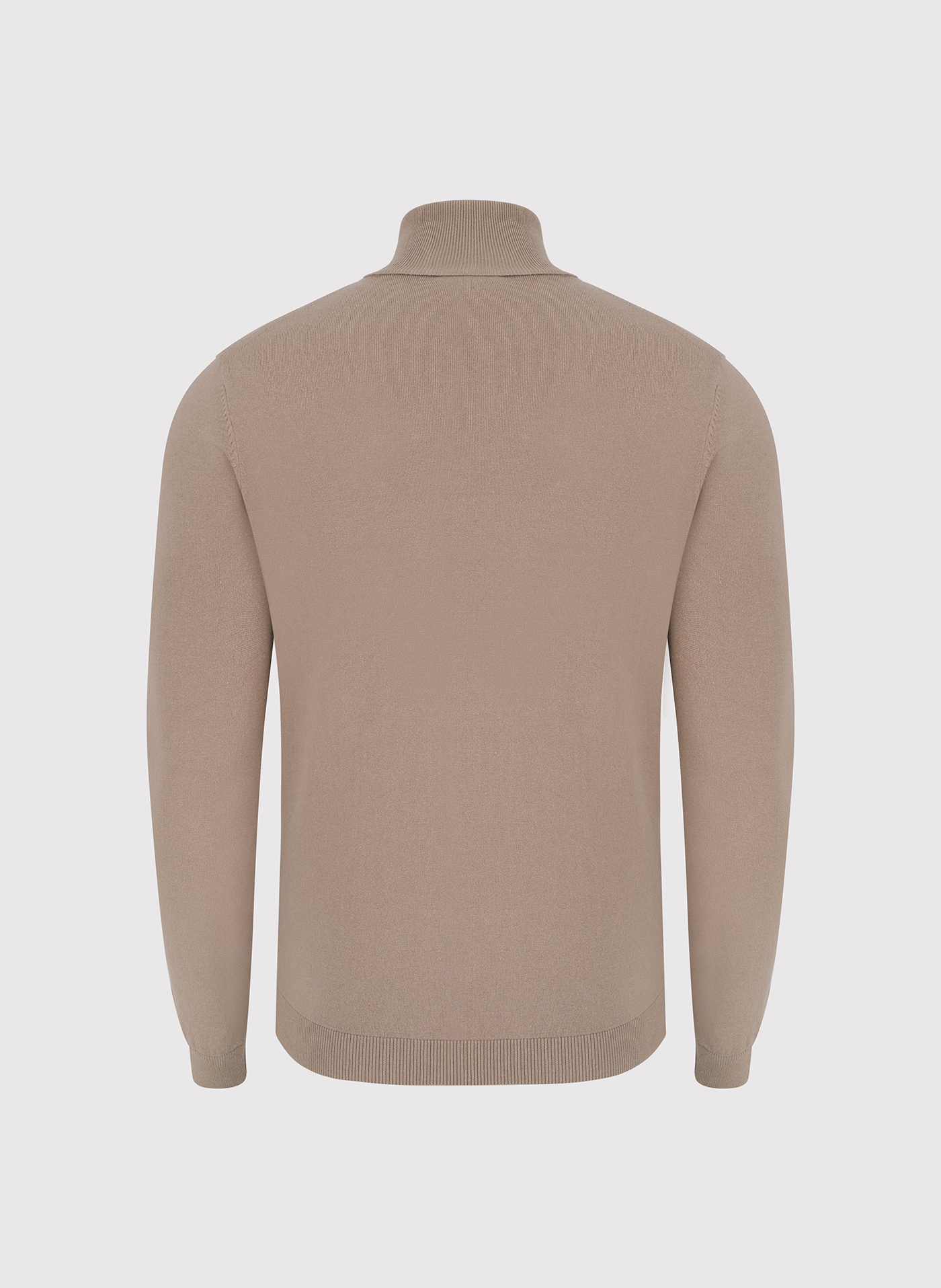 PAKO LORENTE - Beżowy gładki golf męski - Pako Lorente