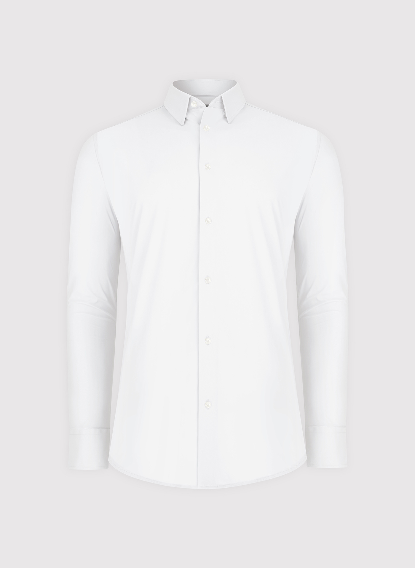 Biała dzianinowa koszula męska - Pako Lorente