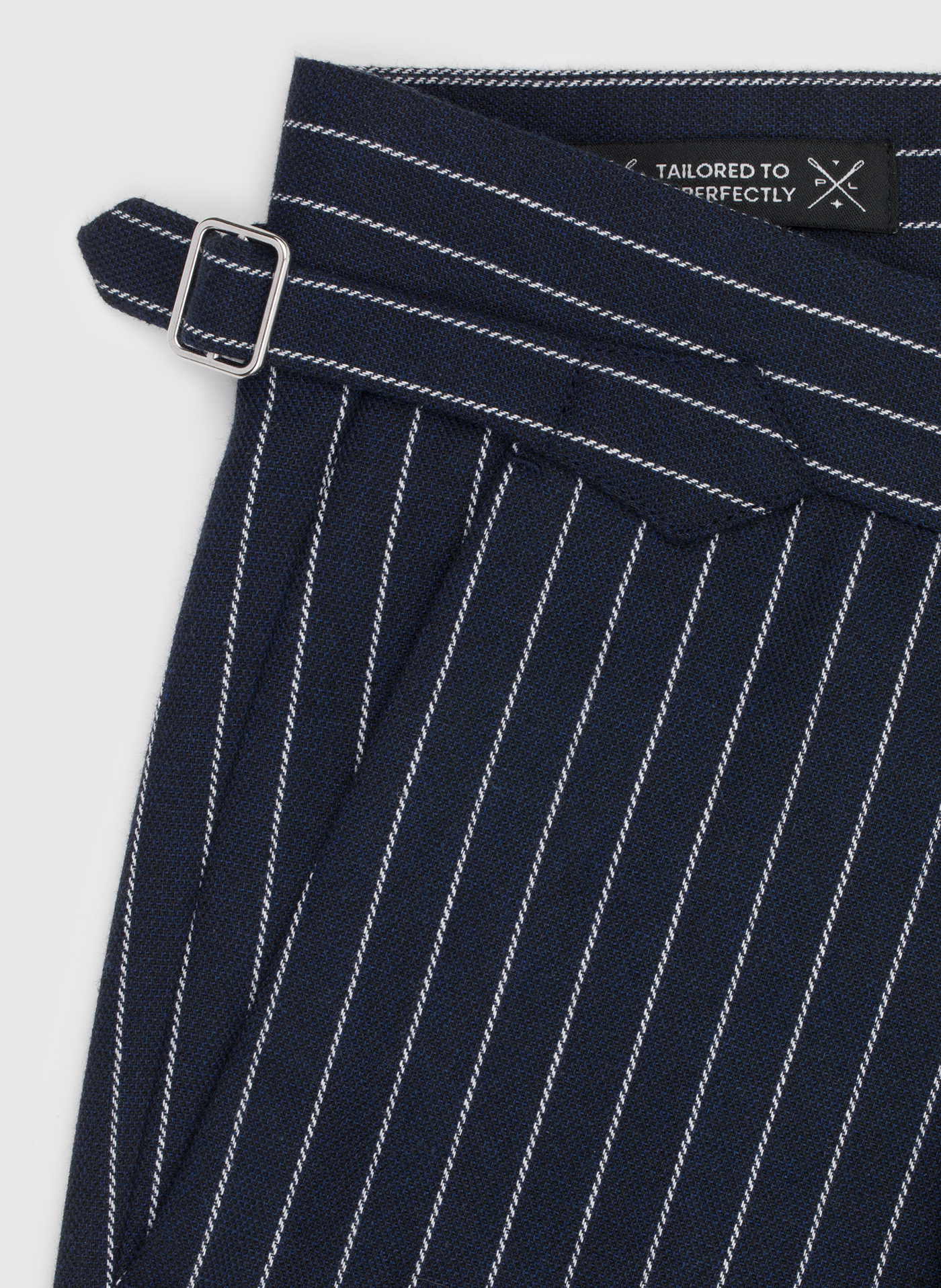 PAKO LORENTE - Szorty męskie w prążek z lnem - Pako Lorente