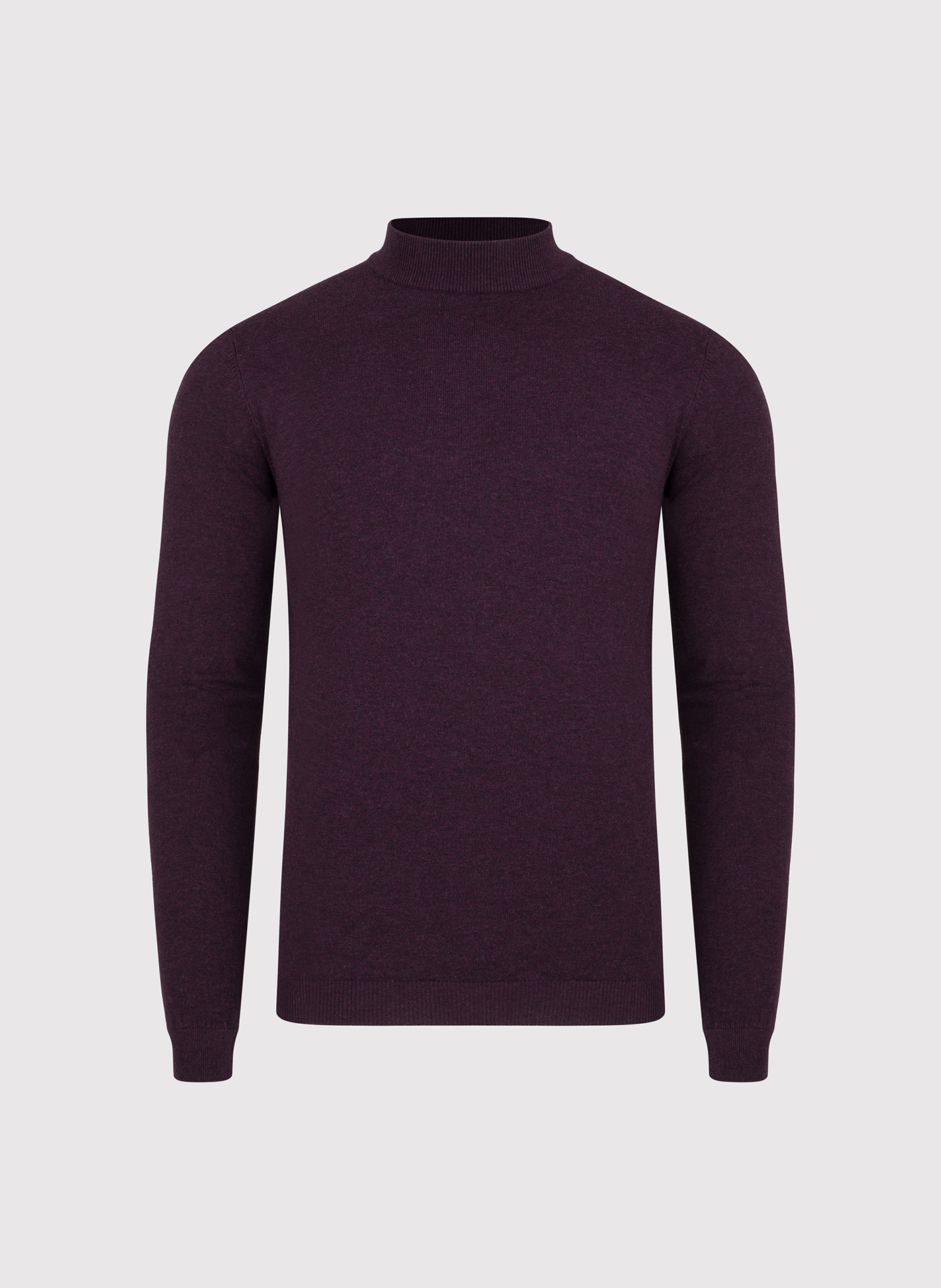 PAKO LORENTE - Półgolf męski w fioletowym kolorze - Pako Lorente