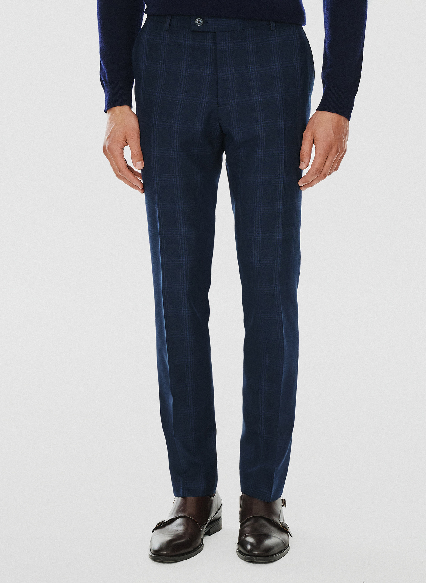 Spodnie garniturowe w kratę - Pako Lorente