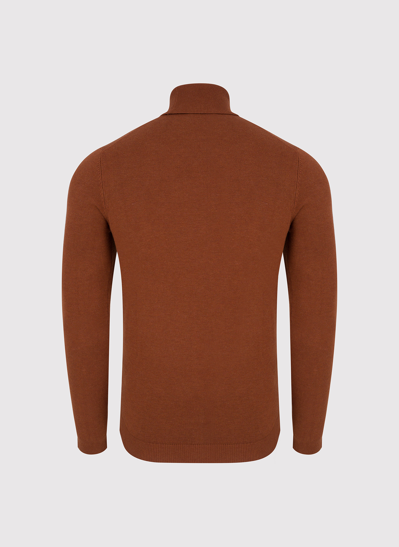 PAKO LORENTE - Golf męski w rudym kolorze - Pako Lorente