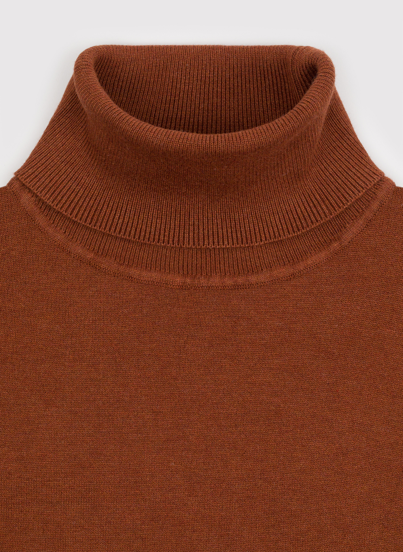 PAKO LORENTE - Golf męski w rudym kolorze - Pako Lorente