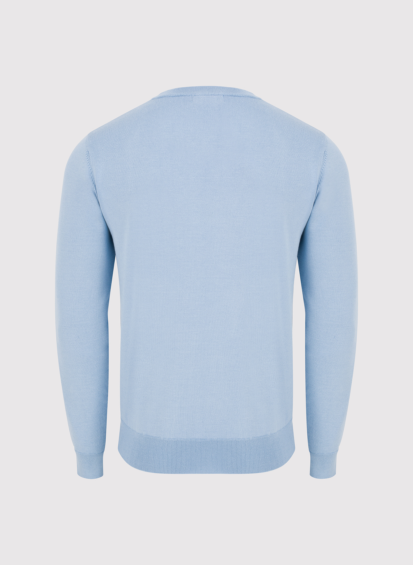 Niebieski sweter męski o-neck - Pako Lorente