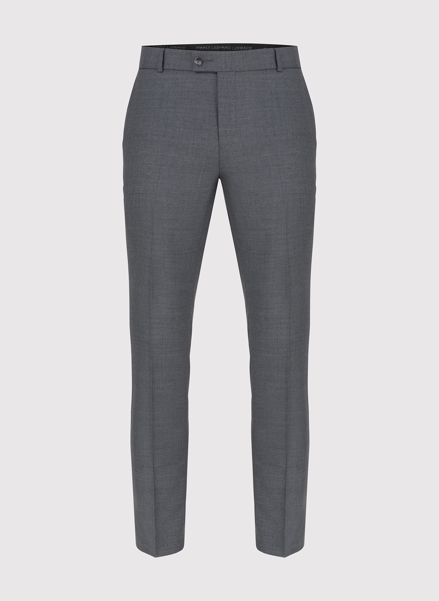 Szare wełniane spodnie garniturowe - Pako Lorente