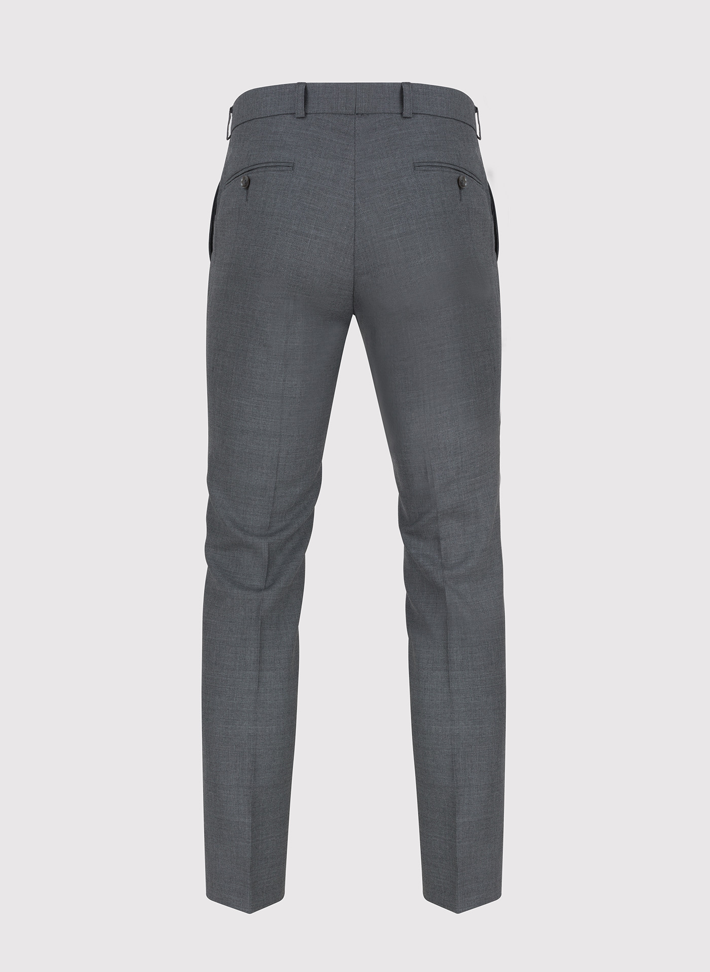 Szare wełniane spodnie garniturowe - Pako Lorente