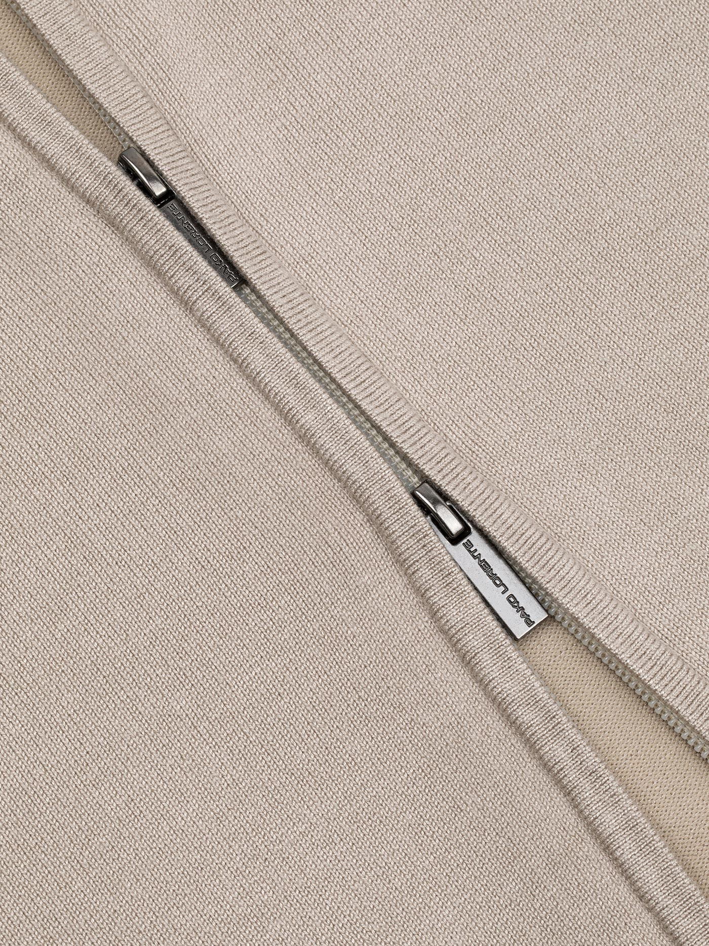 PAKO LORENTE - Beżowy rozpinany sweter męski - Pako Lorente