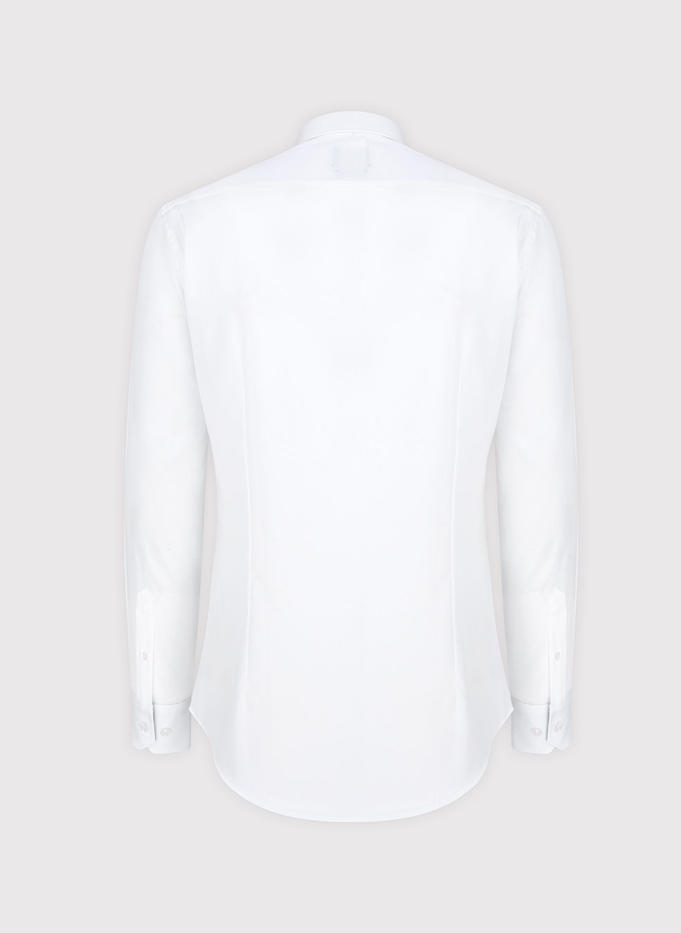 Biała koszula męska z kontrastowym wykończeniem - Pako Lorente