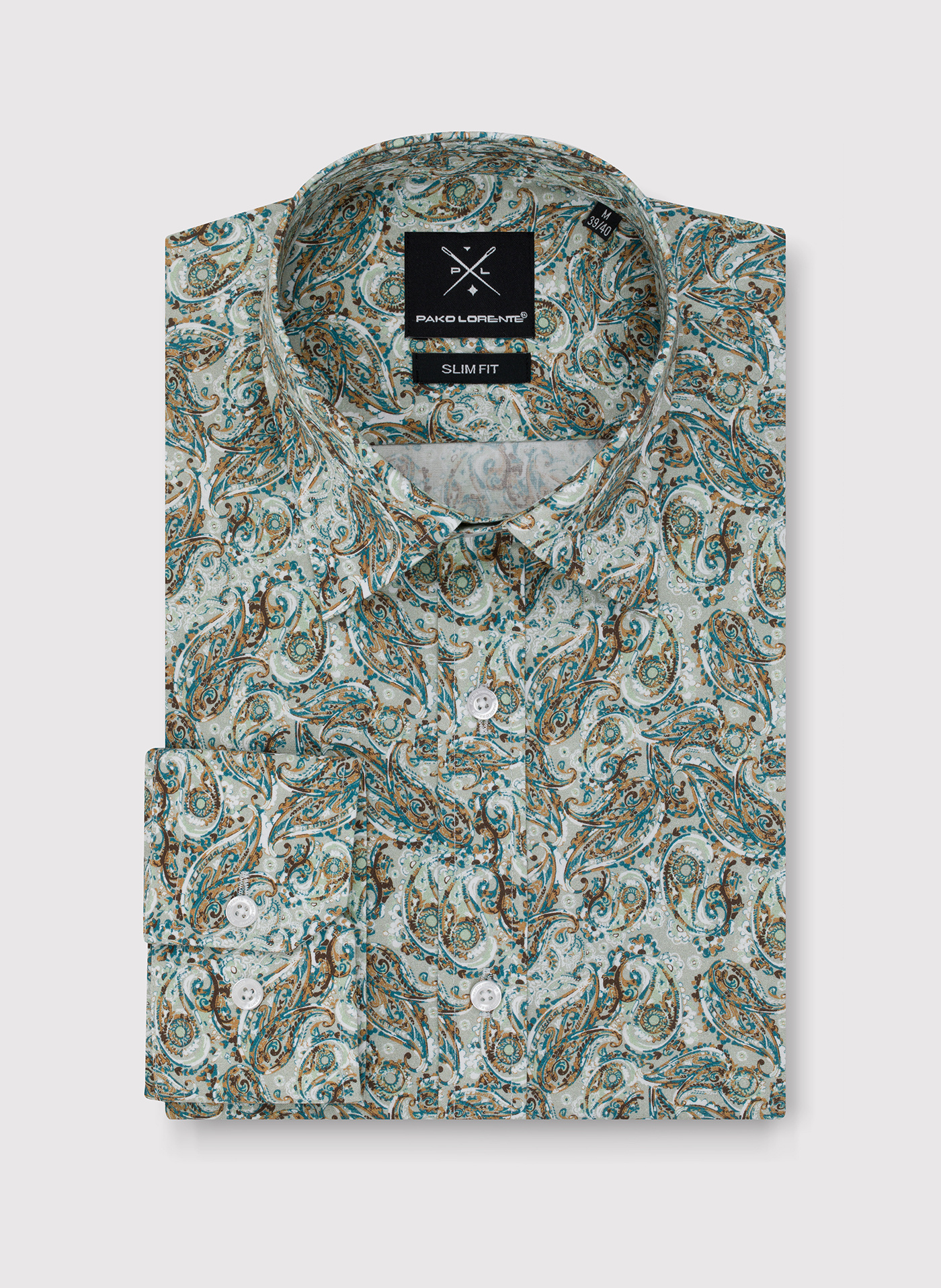 Koszula męska wzór paisley - Pako Lorente