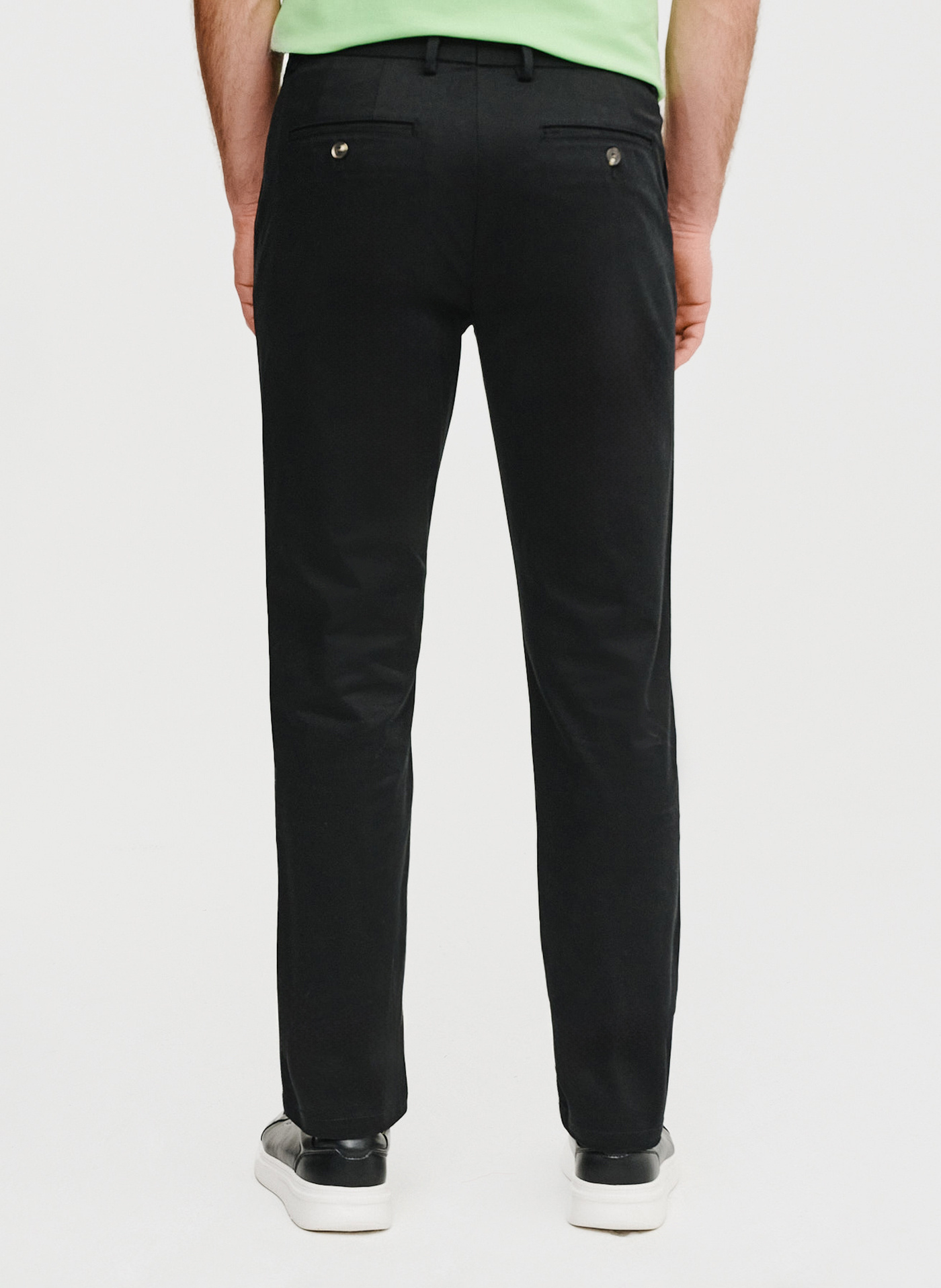 PAKO LORENTE - Czarne spodnie z zaszewkami - Pako Lorente