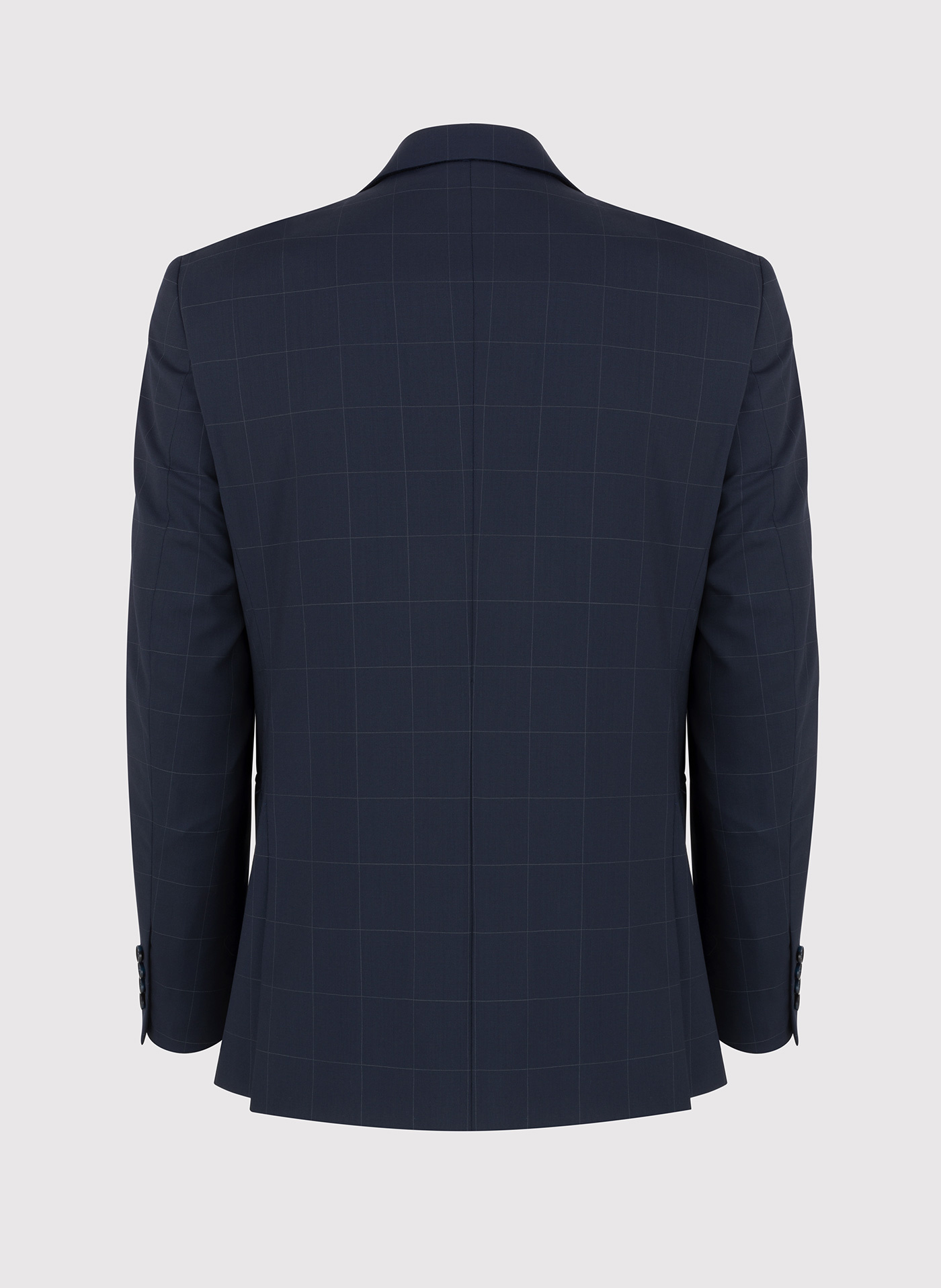 Dwurzędowa marynarka garniturowa w subtelną kratę - Pako Lorente