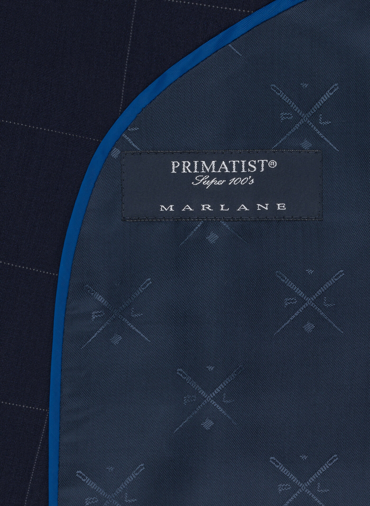 Dwurzędowa marynarka garniturowa w subtelną kratę - Pako Lorente