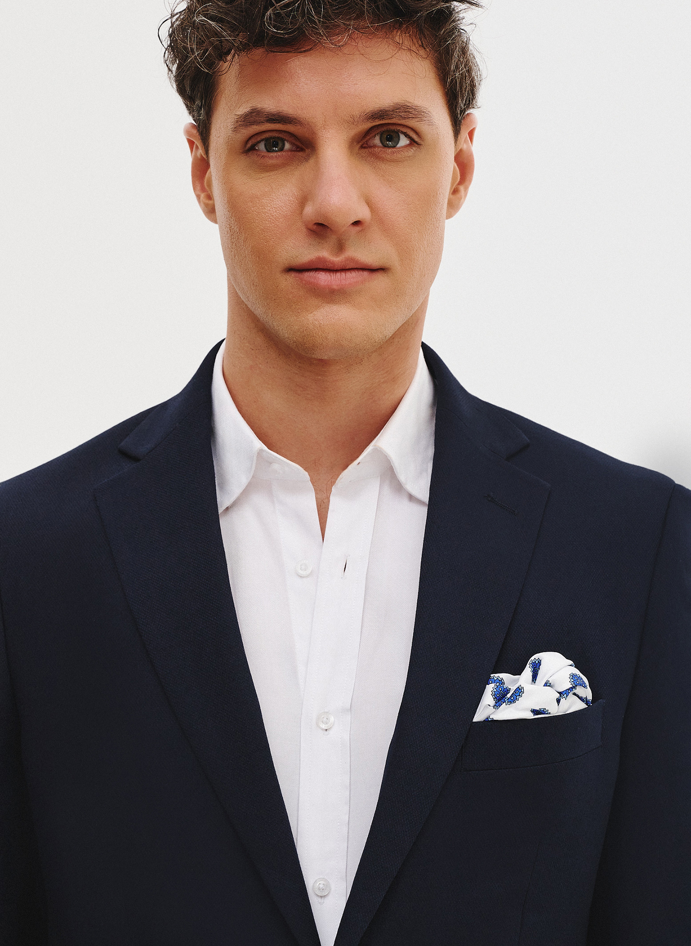 PAKO LORENTE - Granatowa marynarka męska - Pako Lorente