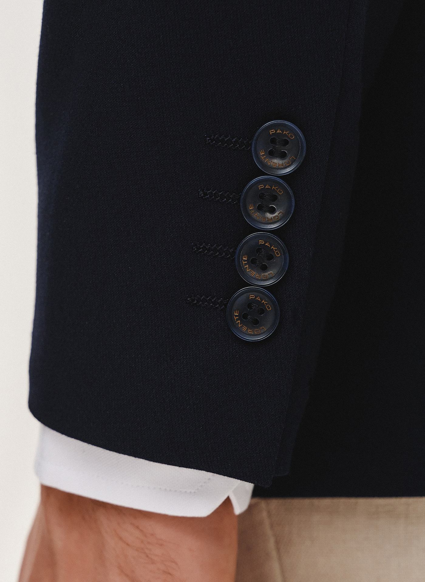 PAKO LORENTE - Granatowa marynarka męska - Pako Lorente