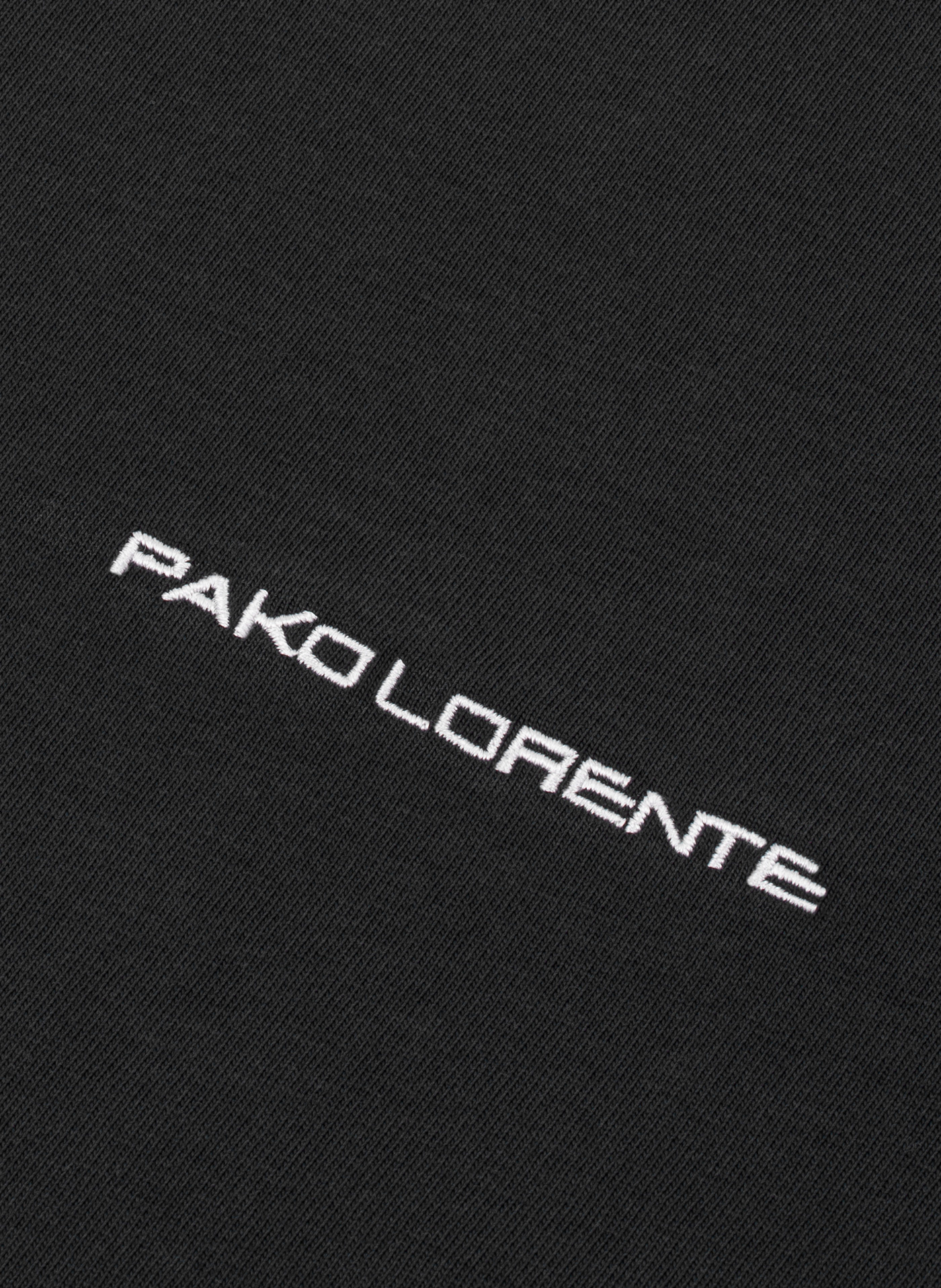 Czarny t-shirt męski - Pako Lorente