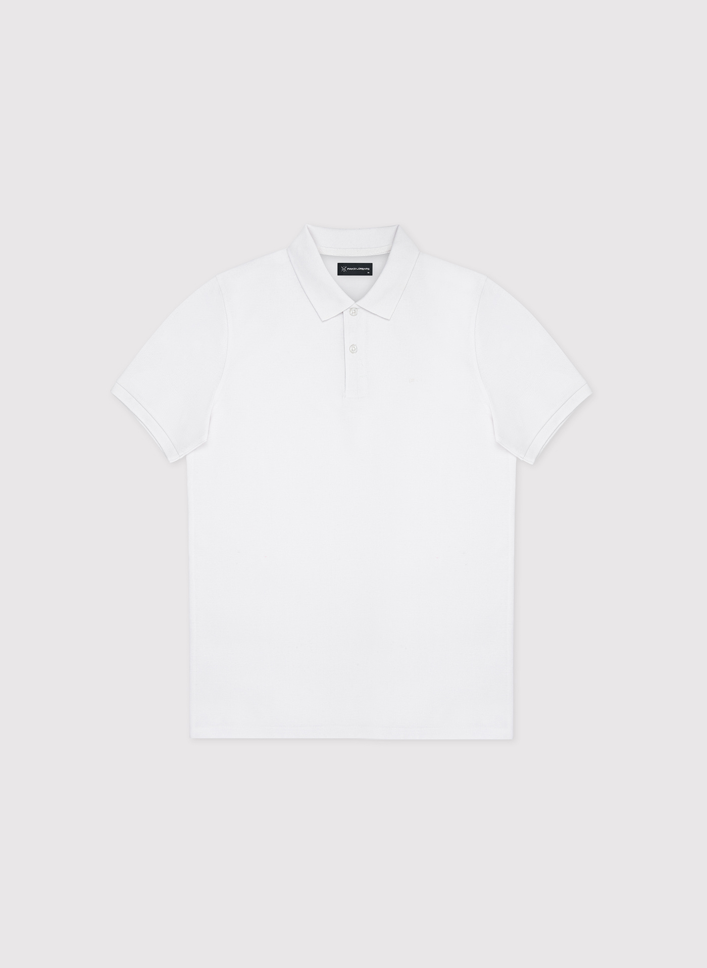 Biały t-shirt polo - Pako Lorente