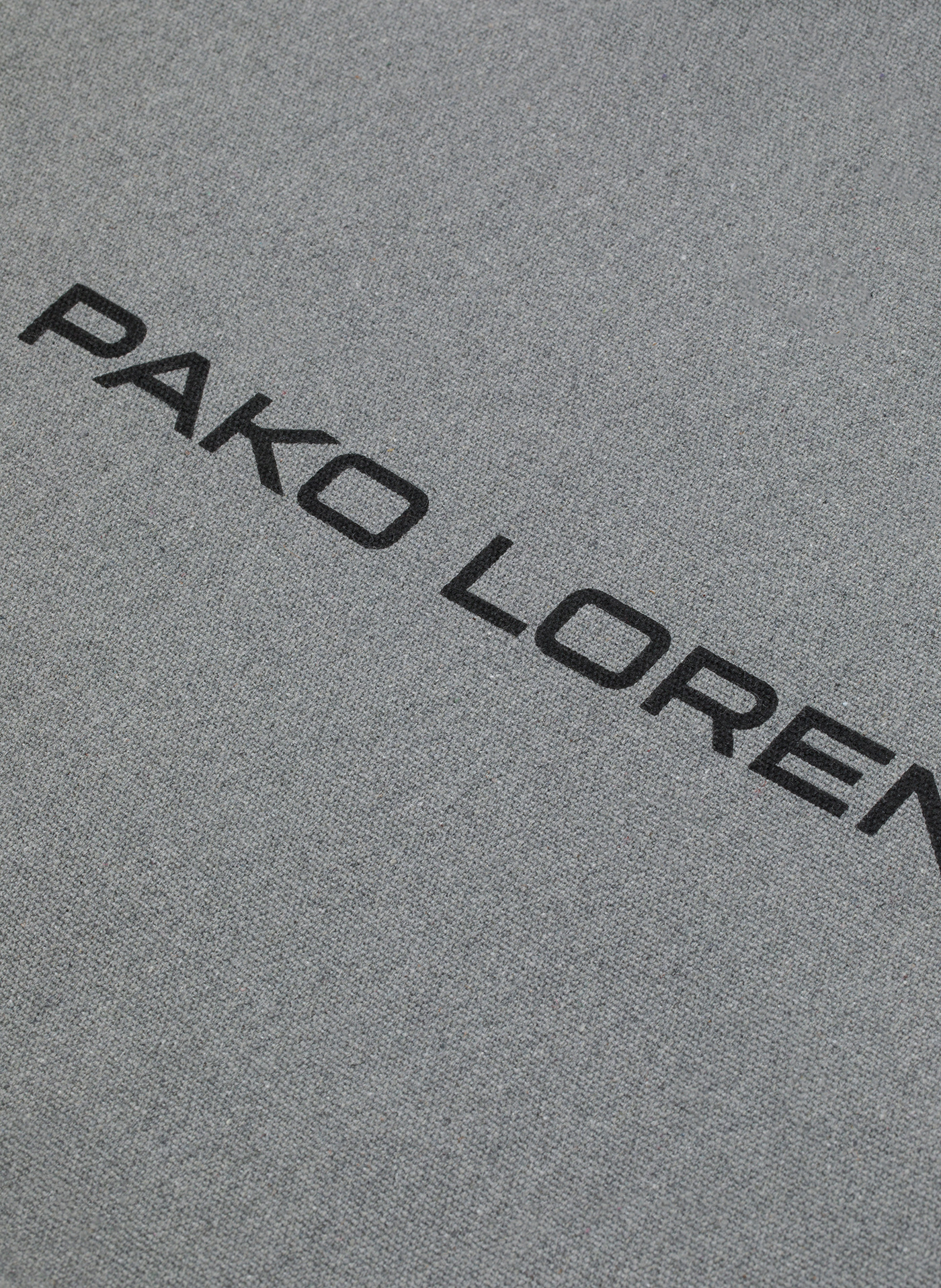 PAKO LORENTE - Szara duża torba materiałowa unisex - Pako Lorente