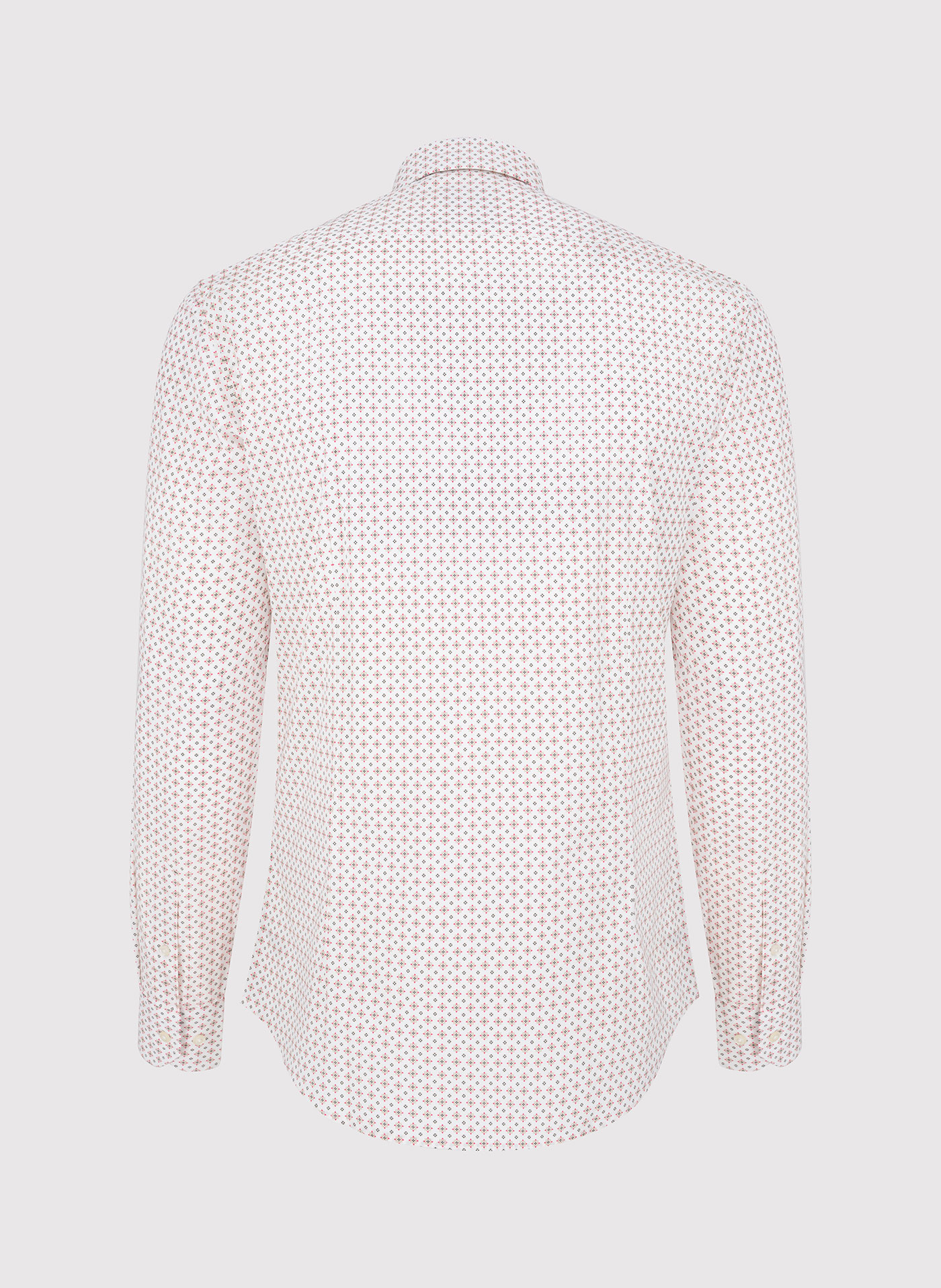 Biała koszula w mikrowzór - Pako Lorente