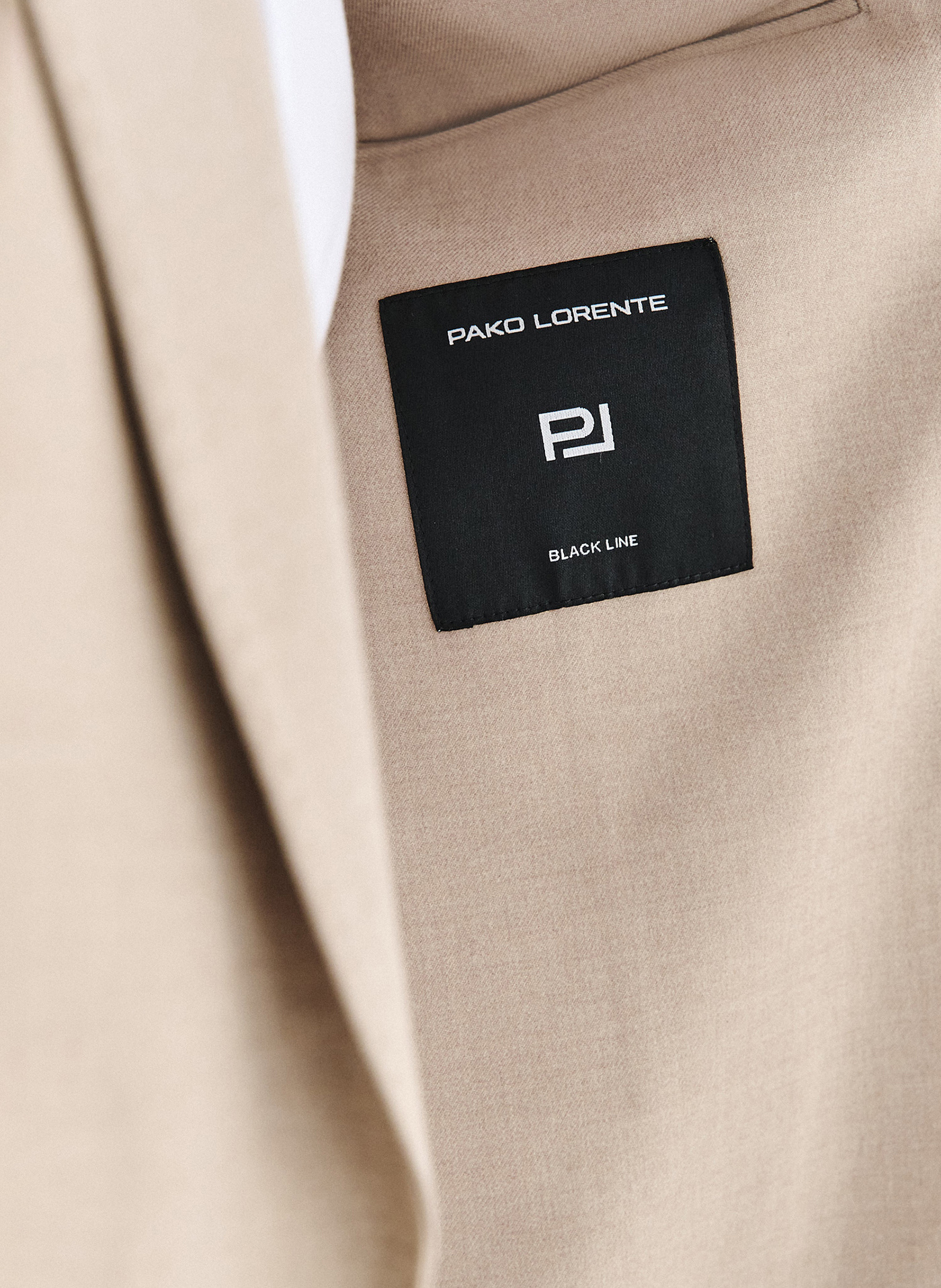 Beżowa marynarka męska - Pako Lorente