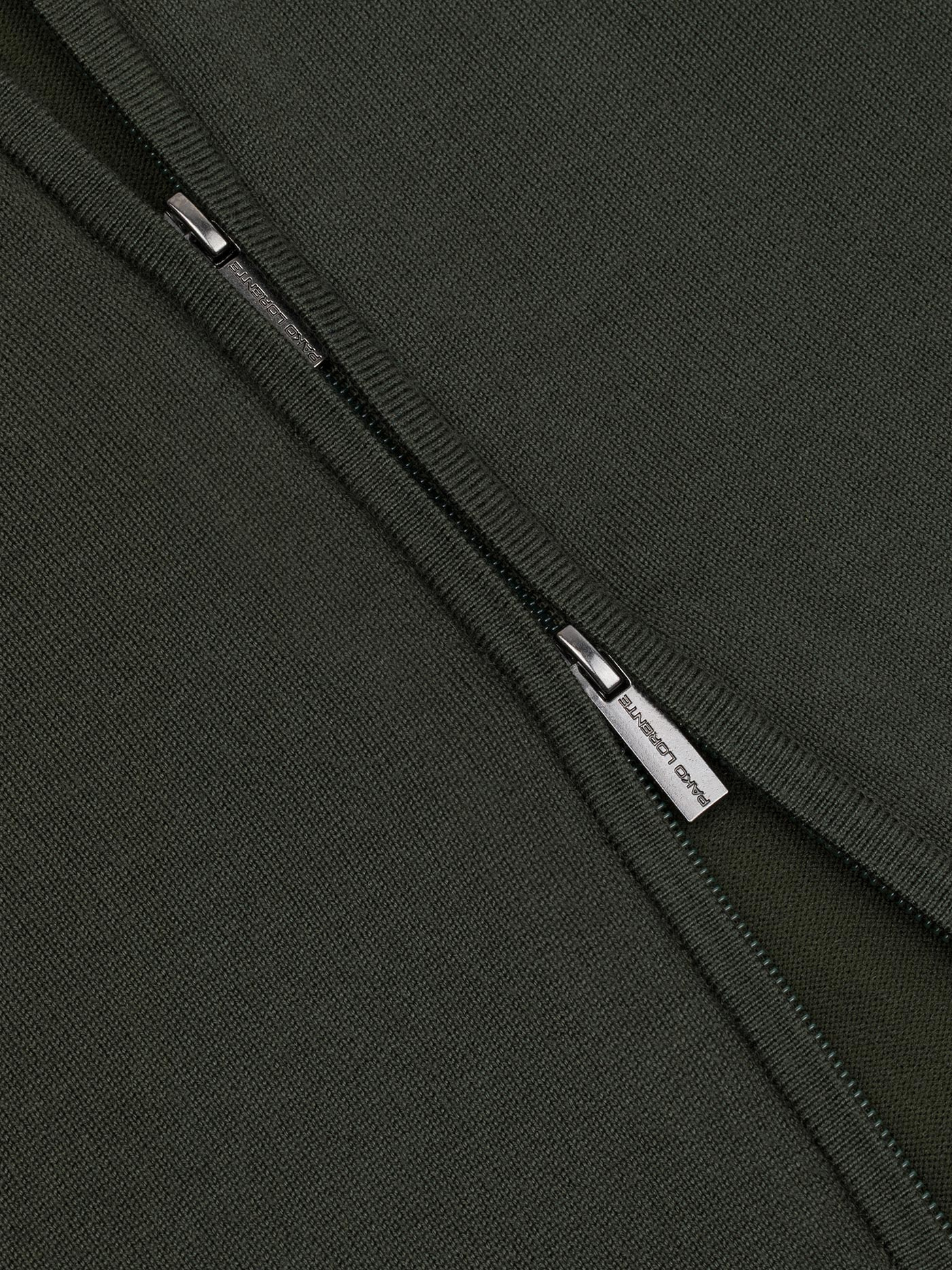 PAKO LORENTE - Zielony rozpinany sweter męski - Pako Lorente