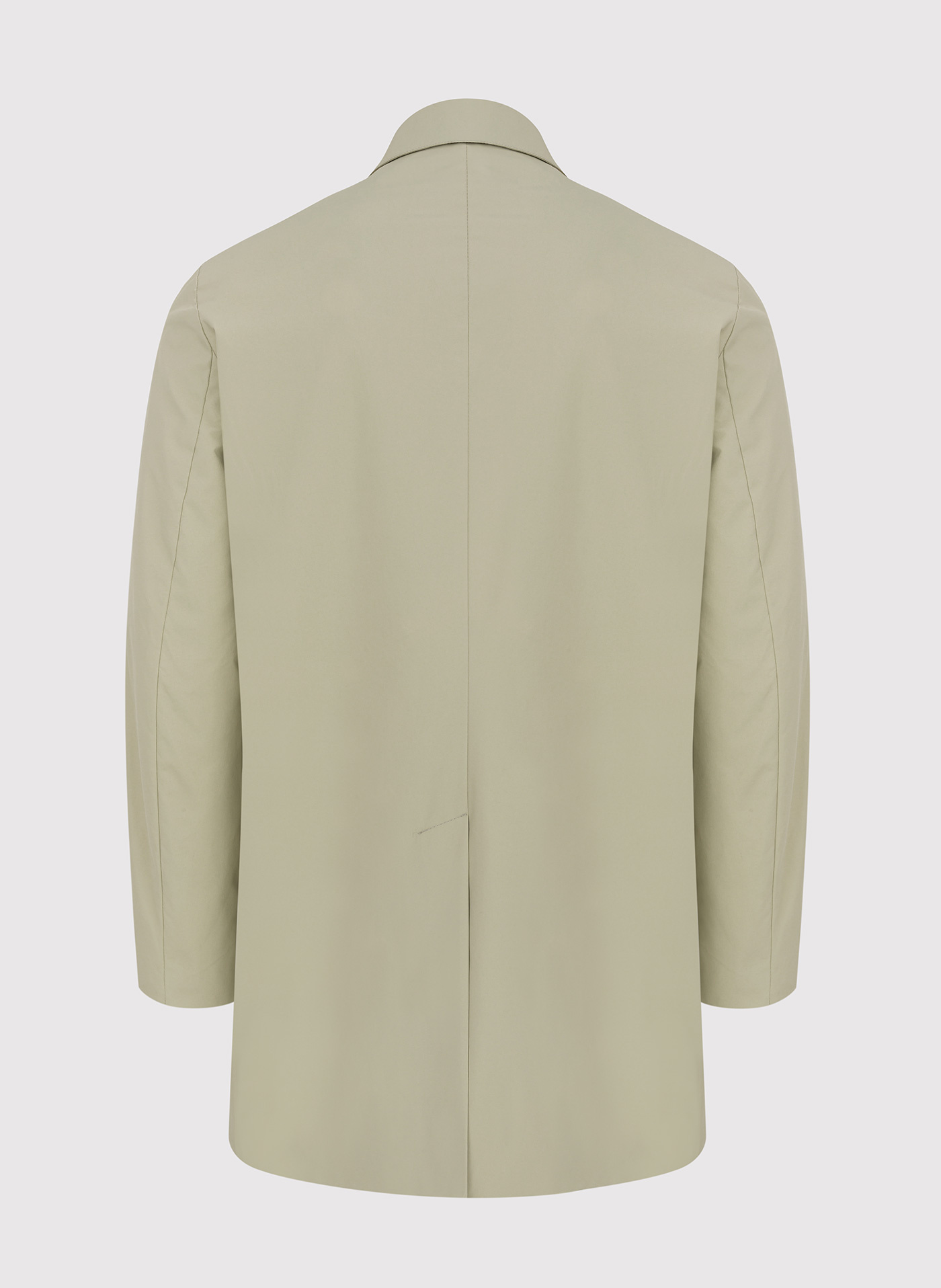 Beżowy klasyczny płaszcz męski P24SF-7X-002-E-0 - Pako Lorente - Pako Lorente