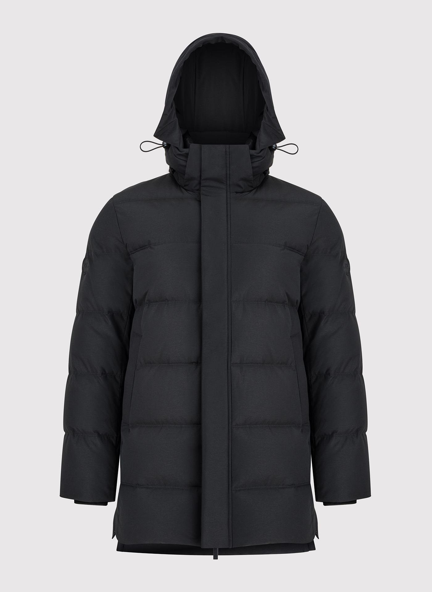 Czarna puchowa kurtka męska - Pako Lorente