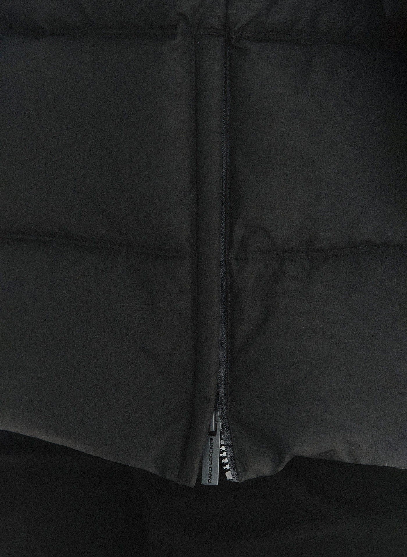 Czarna puchowa kurtka męska - Pako Lorente