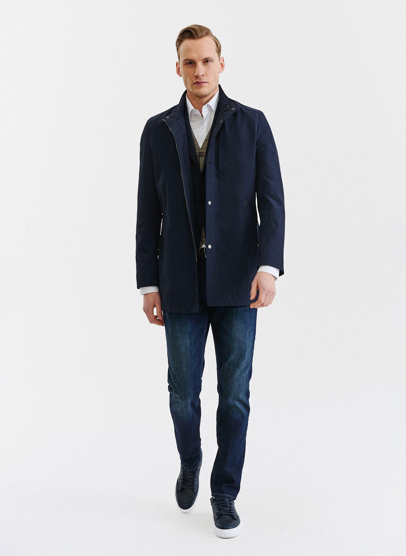 Płaszcz męski ALZIRA P20SF-7X-004-G - Pako Lorente