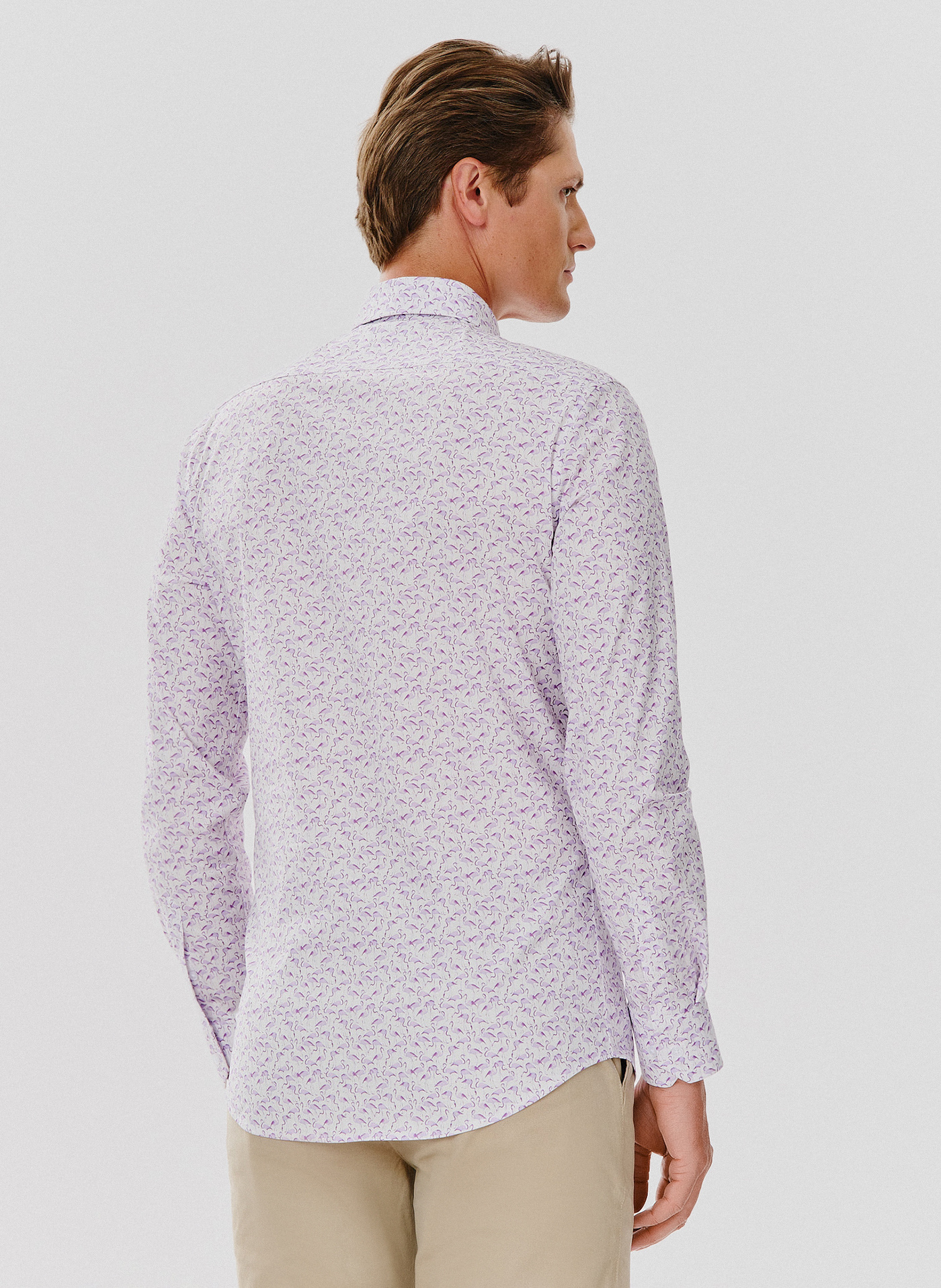 Koszula męska z zwierzęcym wzorem - Pako Lorente