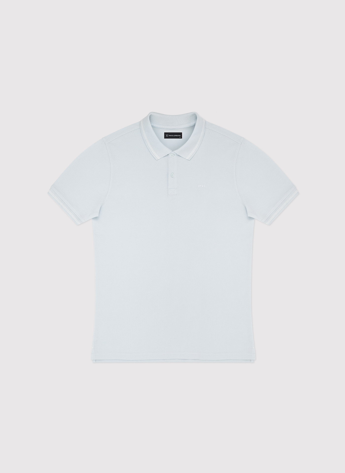 T-shirt polo w kolorze jasnoniebieskiem - Pako Lorente