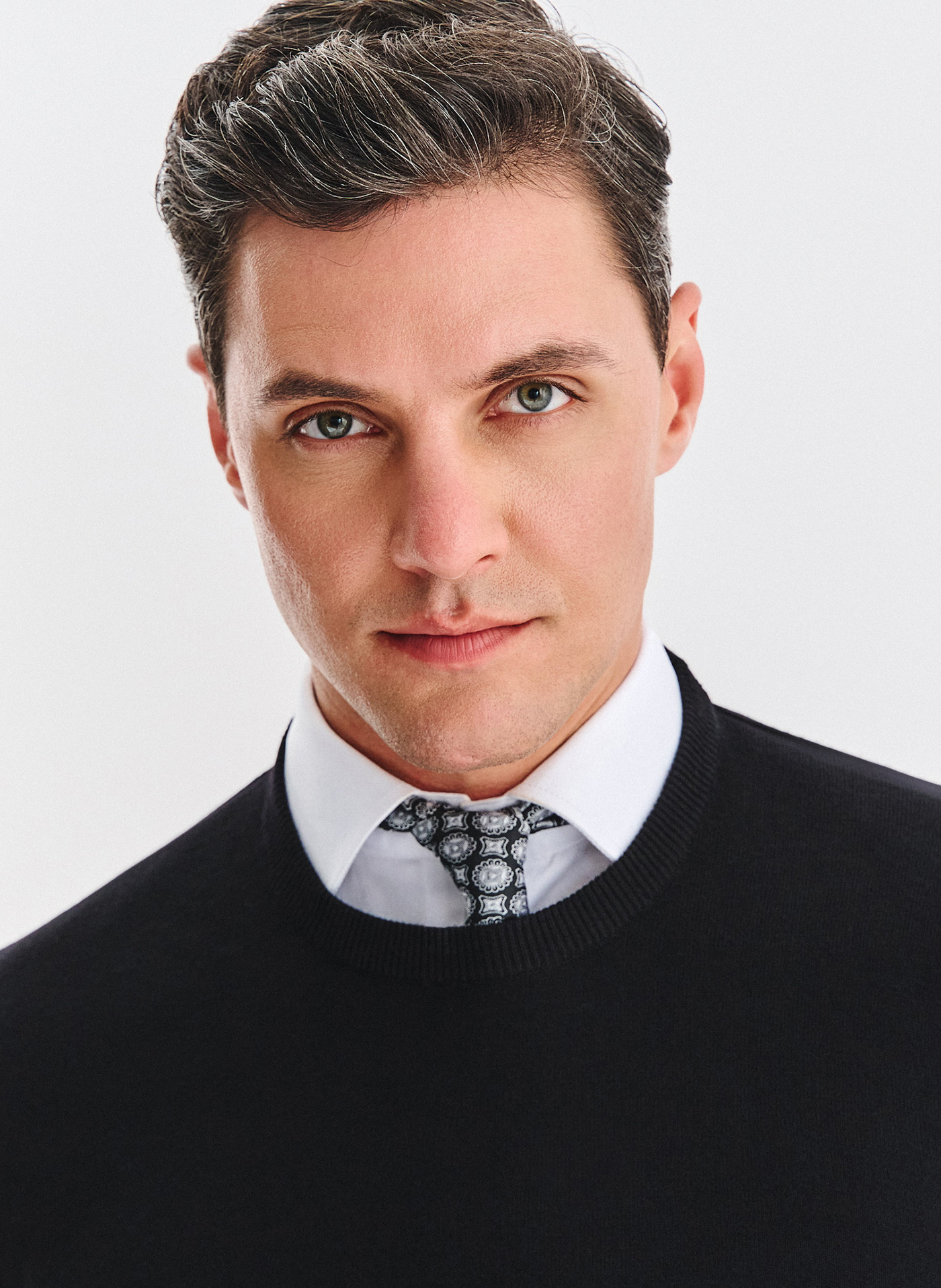 PAKO LORENTE - Czarny sweter męski - Pako Lorente