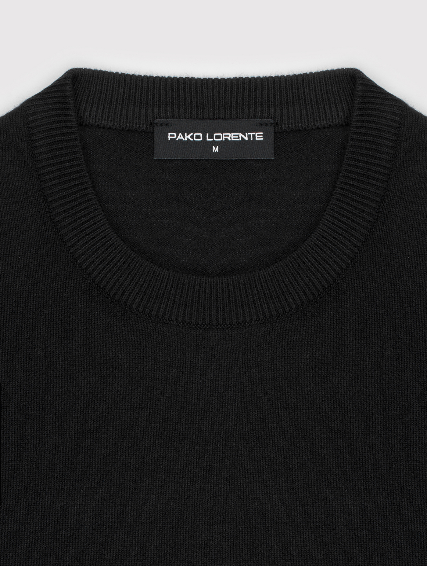 PAKO LORENTE - Czarny sweter męski - Pako Lorente