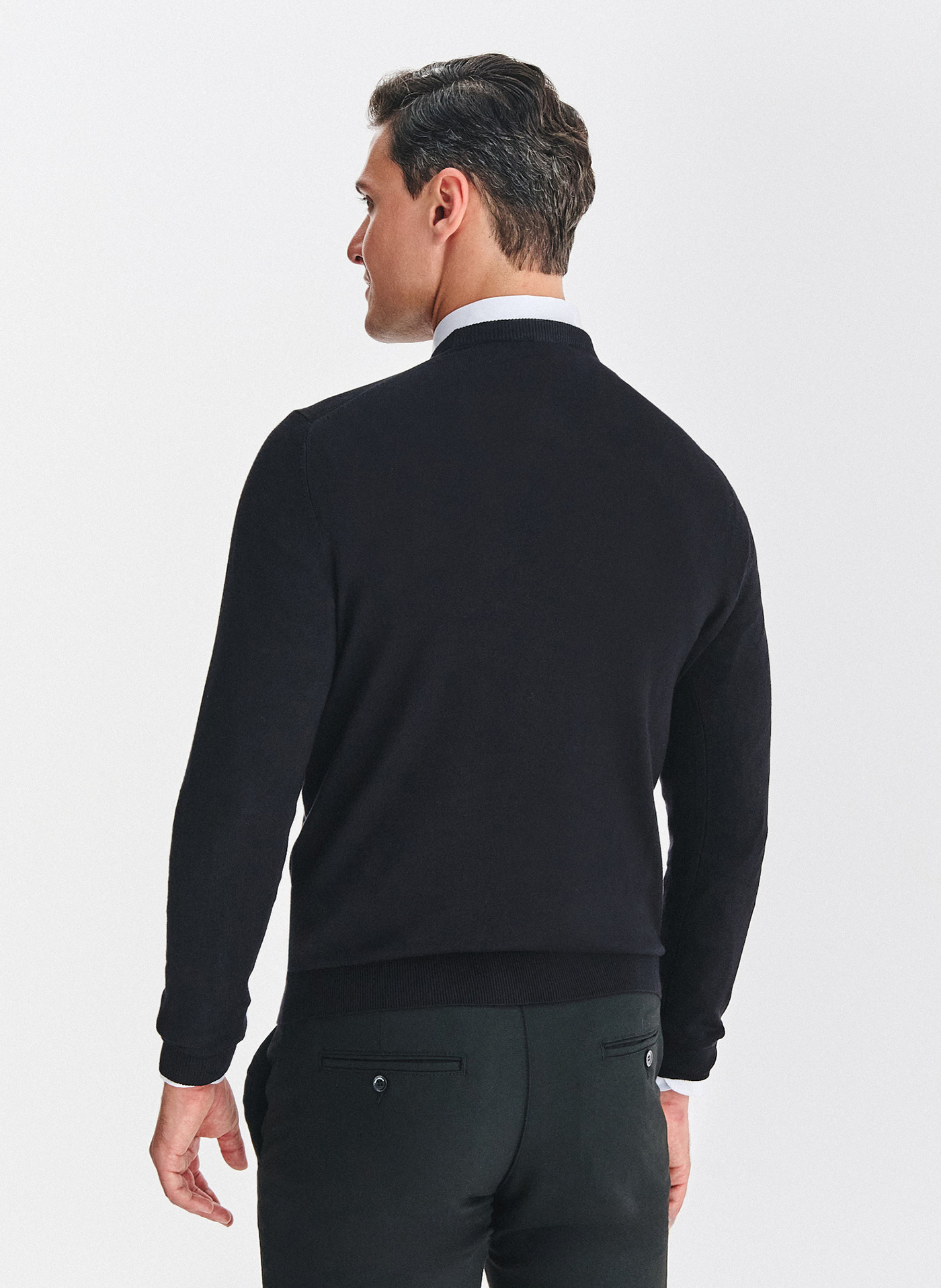 PAKO LORENTE - Czarny sweter męski - Pako Lorente