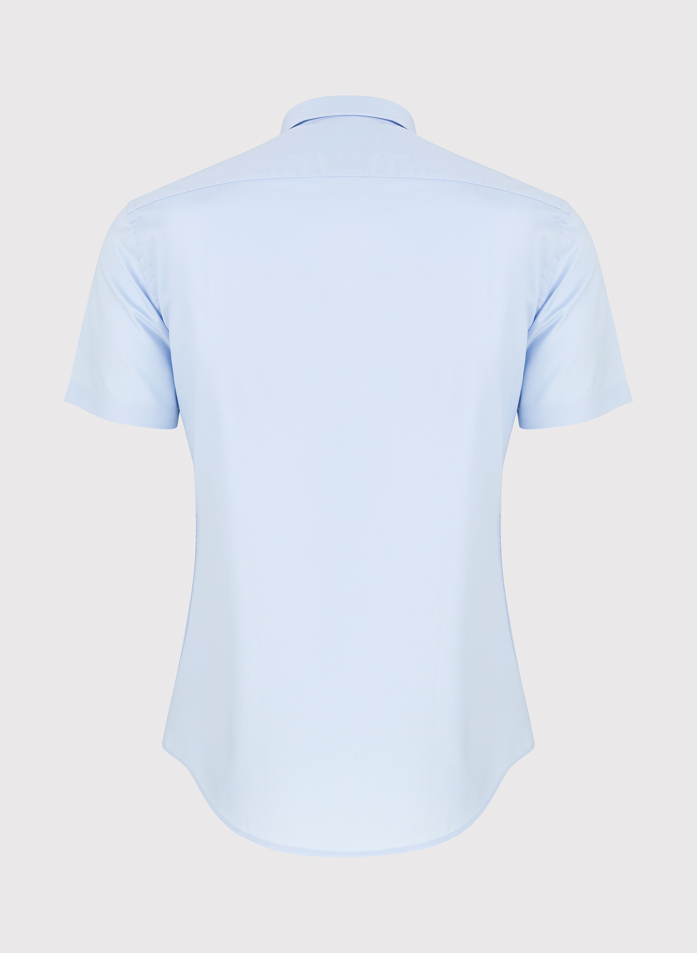 Niebieska koszula męska z krótkim rękawem - Pako Lorente