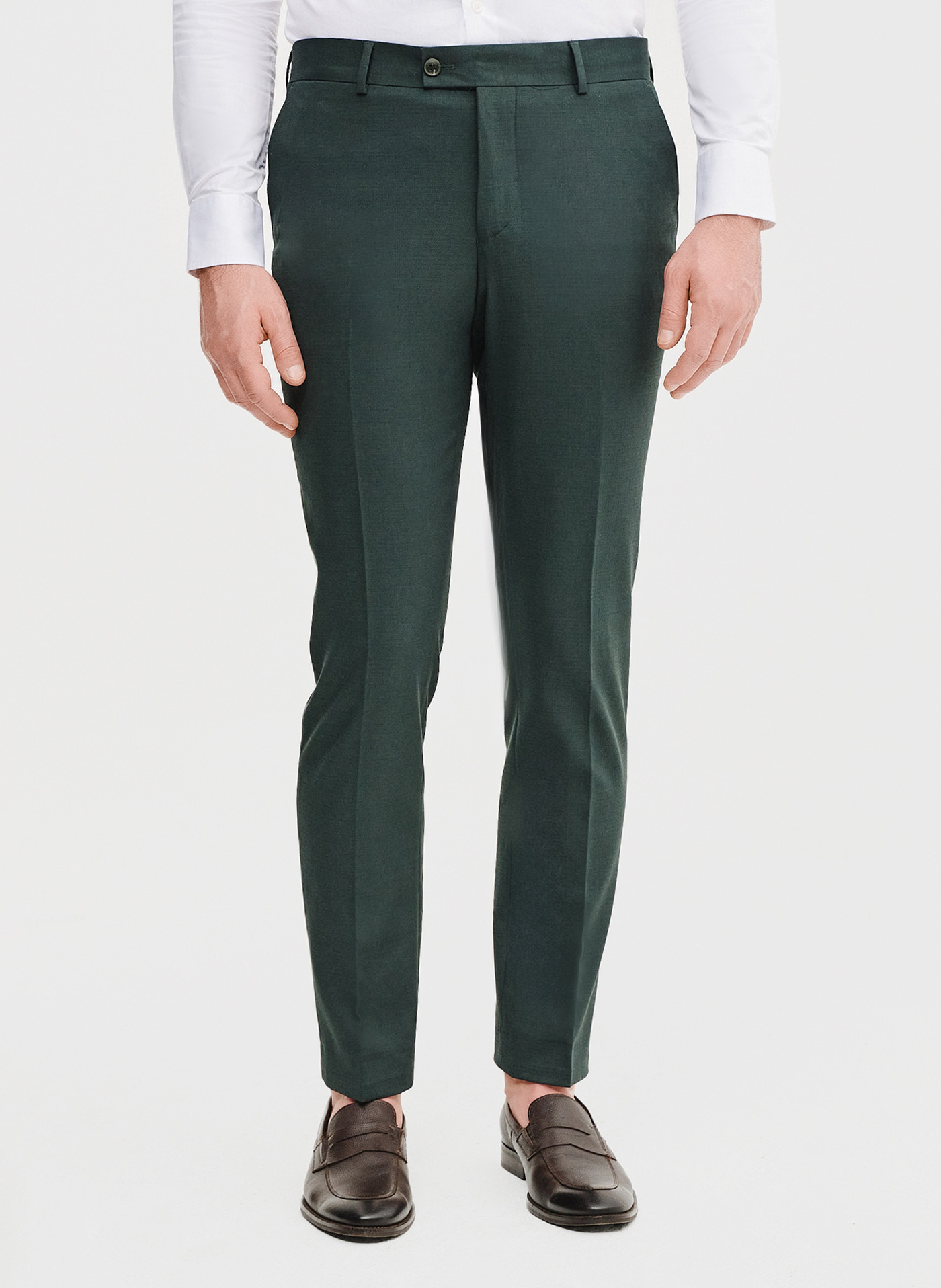 PAKO LORENTE - Zielone spodnie ganiturowe - Pako Lorente