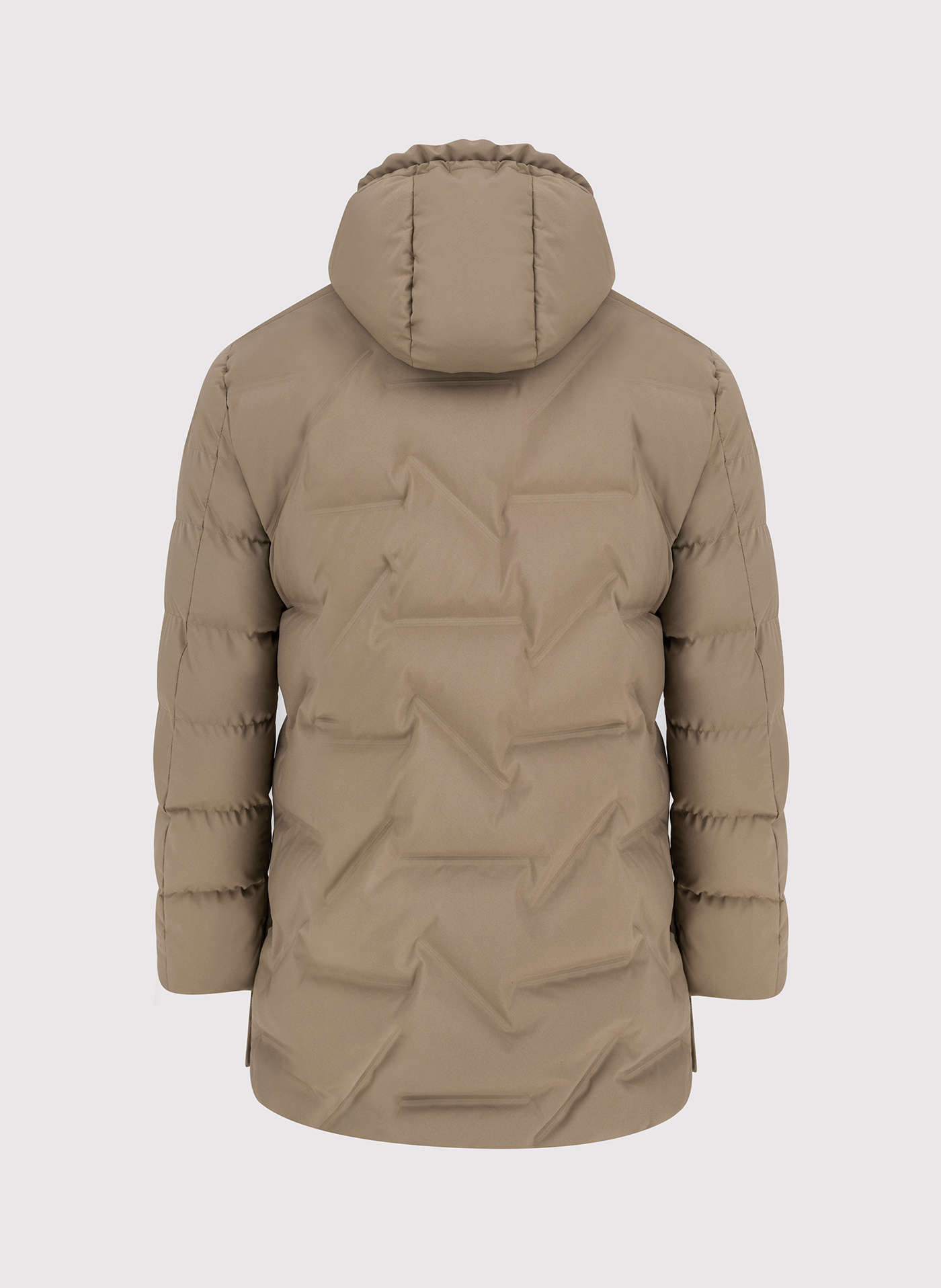 Beżowa kurtka męska na zimę - Pako Lorente