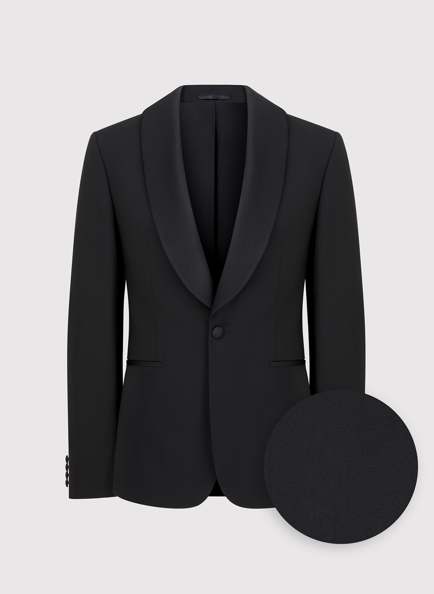 PAKO LORENTE - Smokingowa marynarka z poszerzonymi klapami szalowymi - Pako Lorente