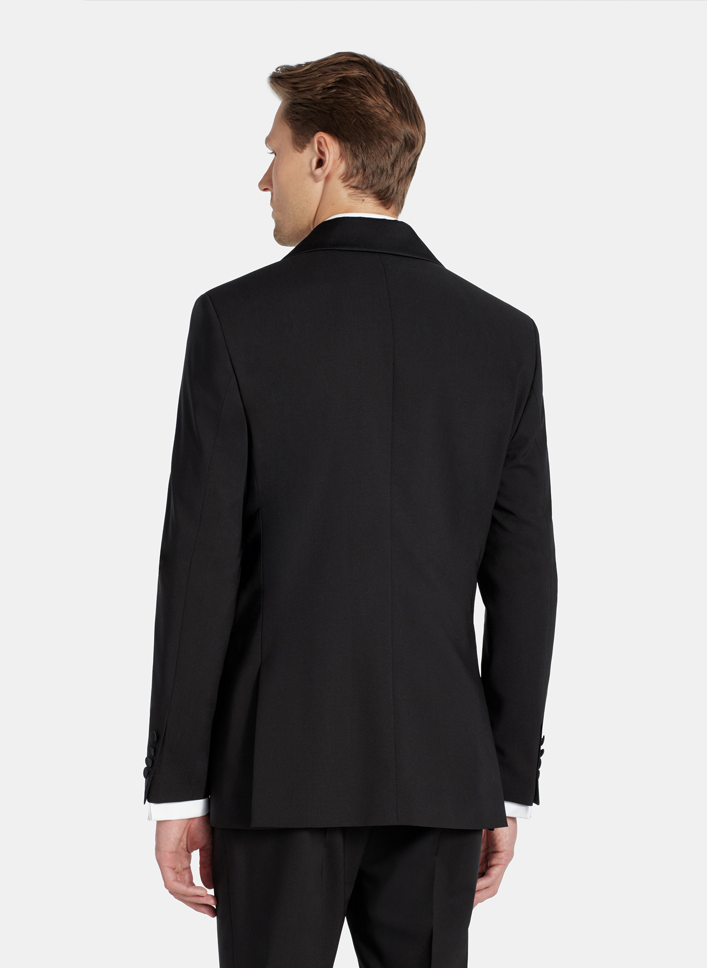 PAKO LORENTE - Smokingowa marynarka z poszerzonymi klapami szalowymi - Pako Lorente