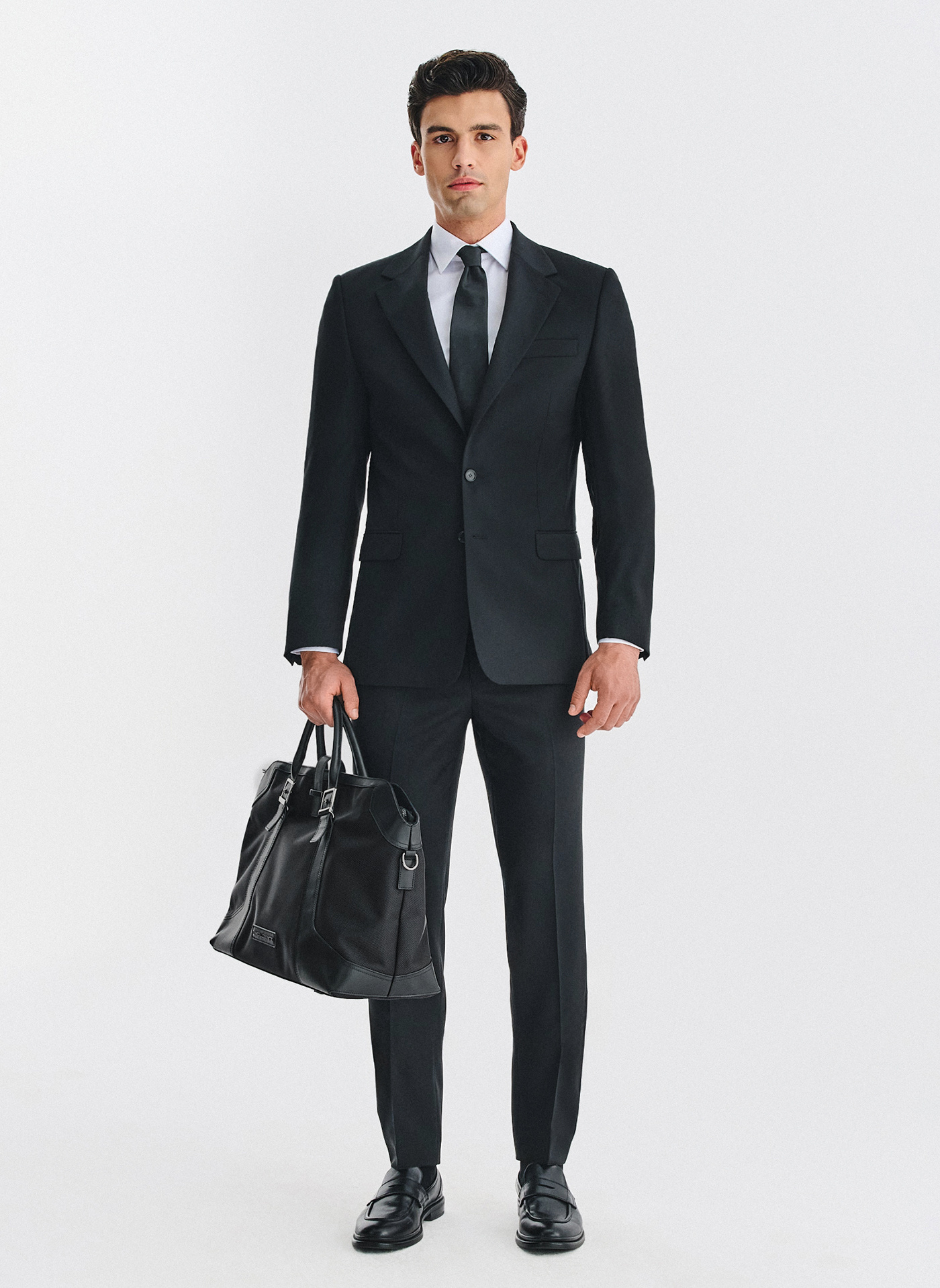 Czarna torba męska - Pako Lorente