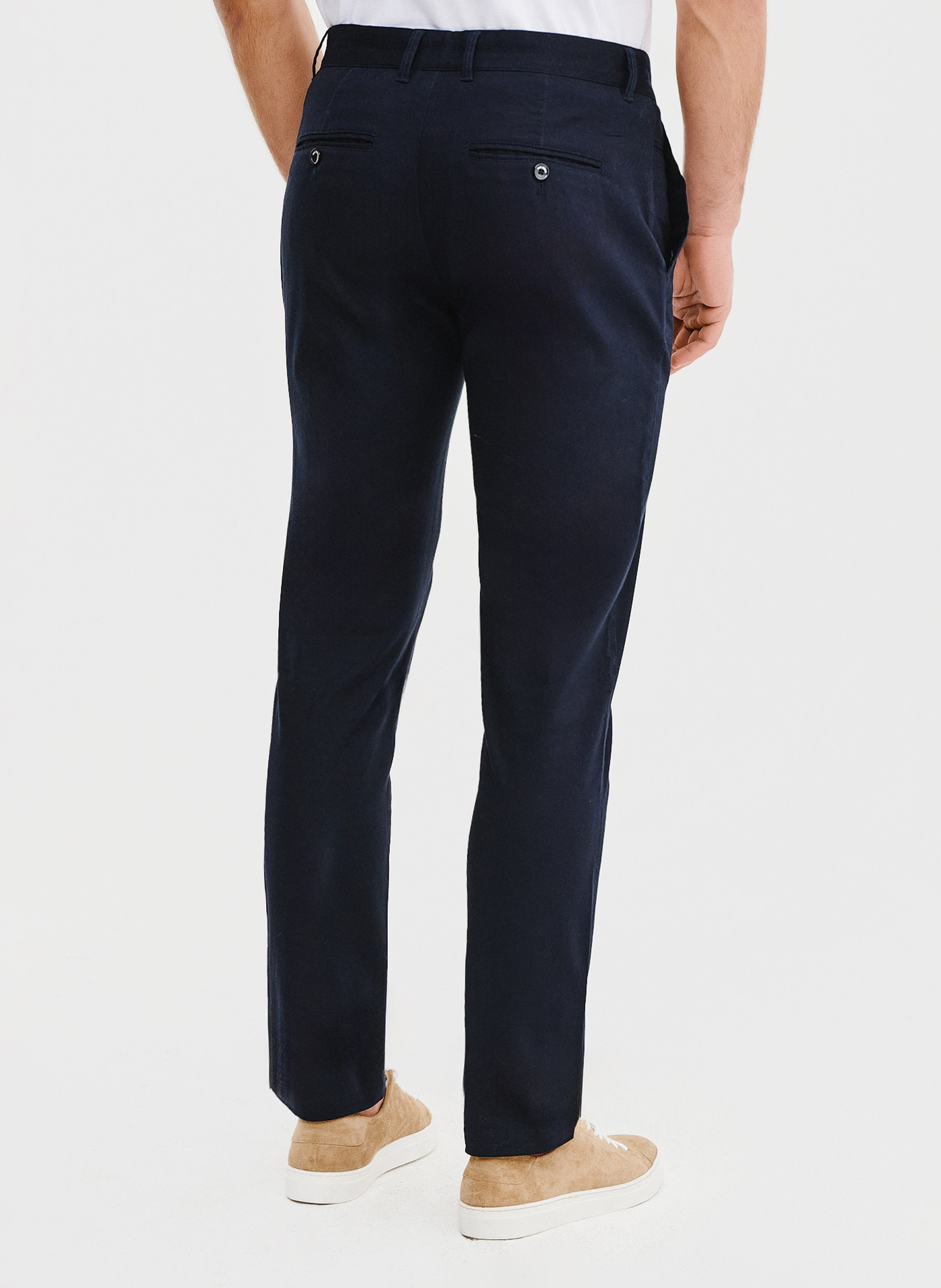 Spodnie męskie w kolorze granatowym - Pako Lorente