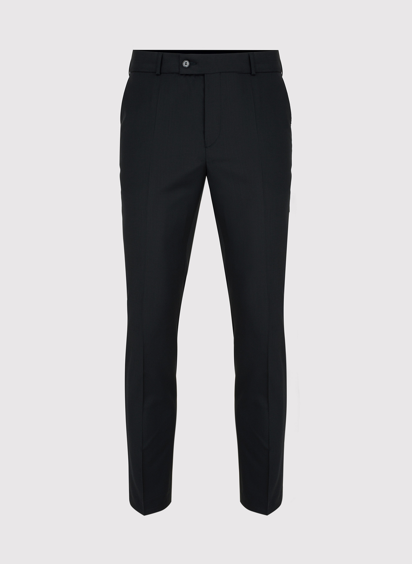 Czarne spodnie w kant męskie - Pako Lorente